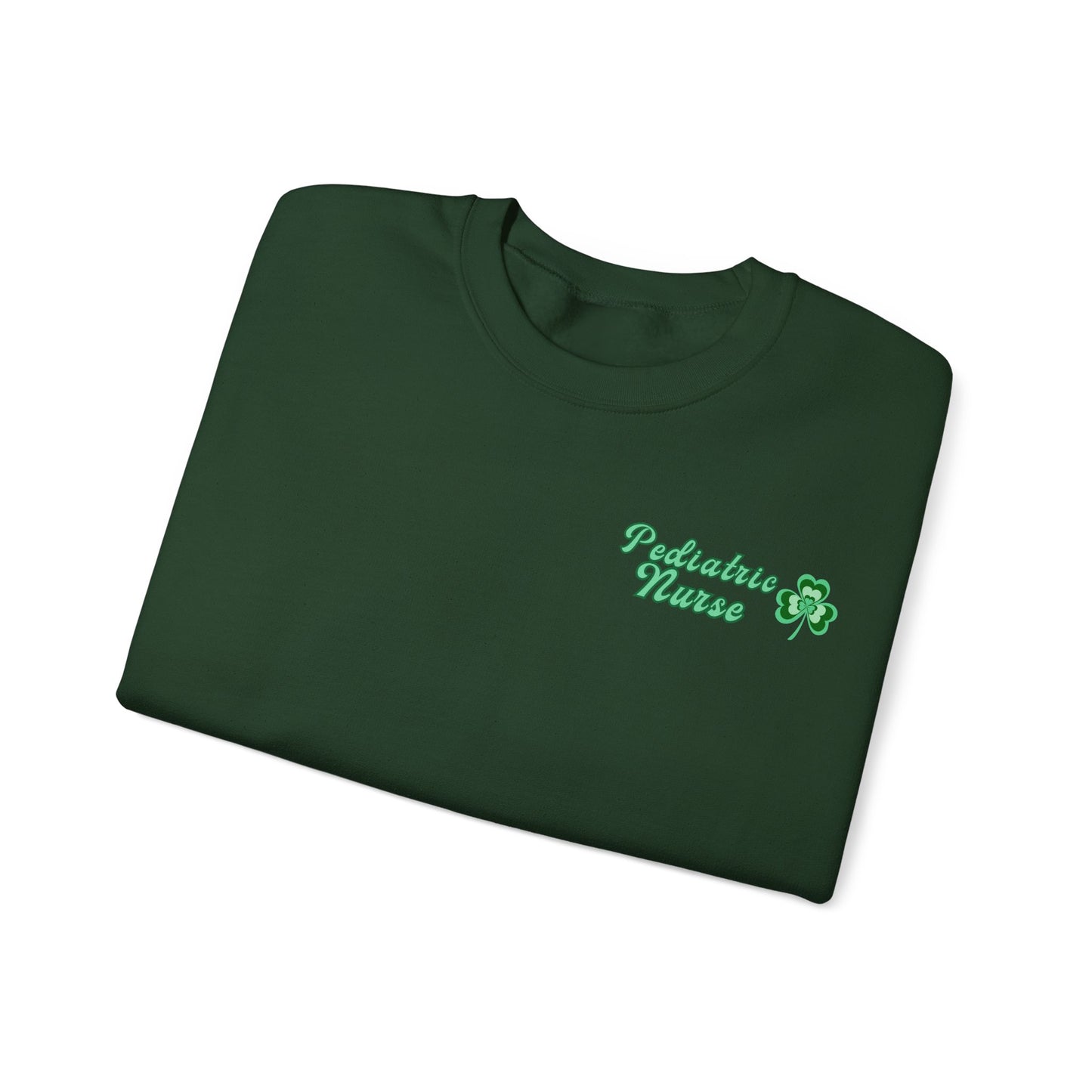 Pediatric Nurse St. Pattys Sweatshirt Its a Good Day to be a Peds Nurse St. Patricks Day Sweatshirt. Pocket design with back design!