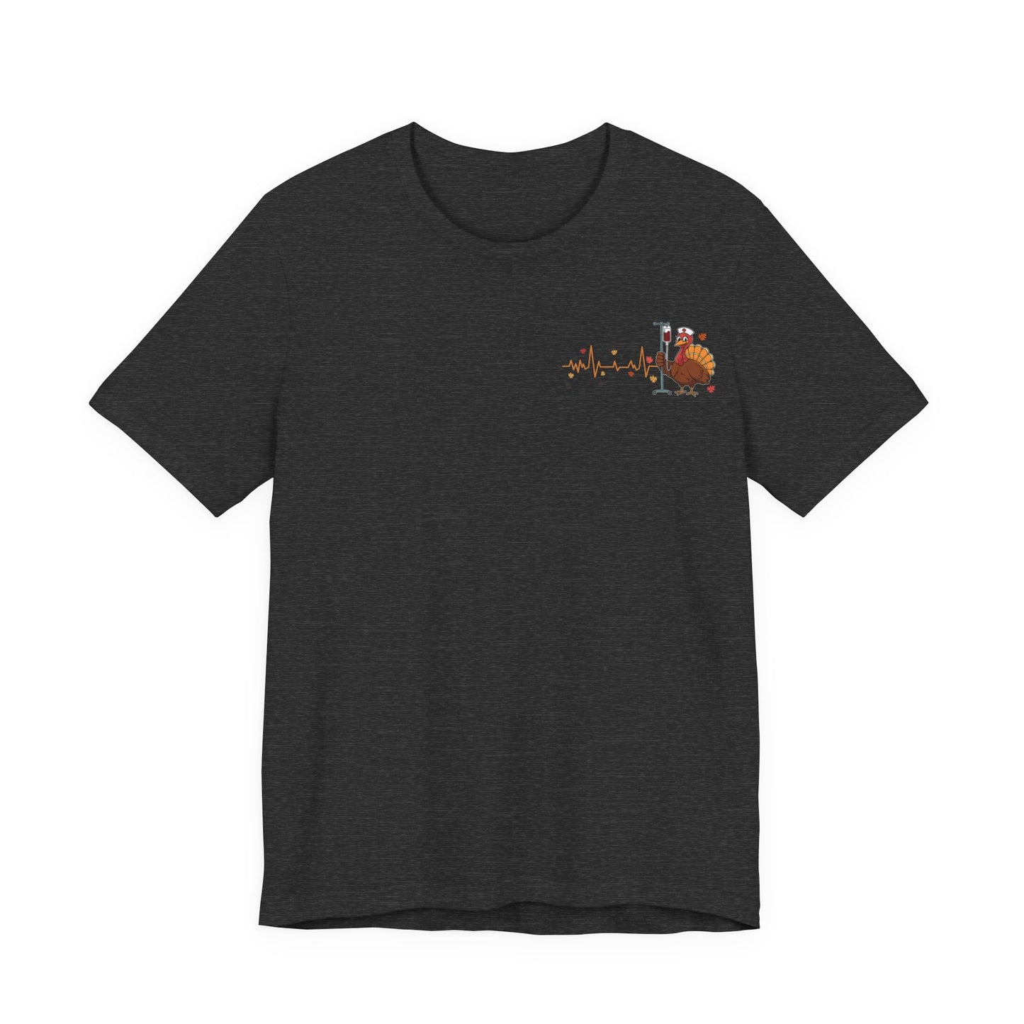 Turkey pocket design ED Nurse , pediatric nurse thanksgiving  shirt, gildan turkey ekg nurse shirt, Peds nurse , fall nurse shirt