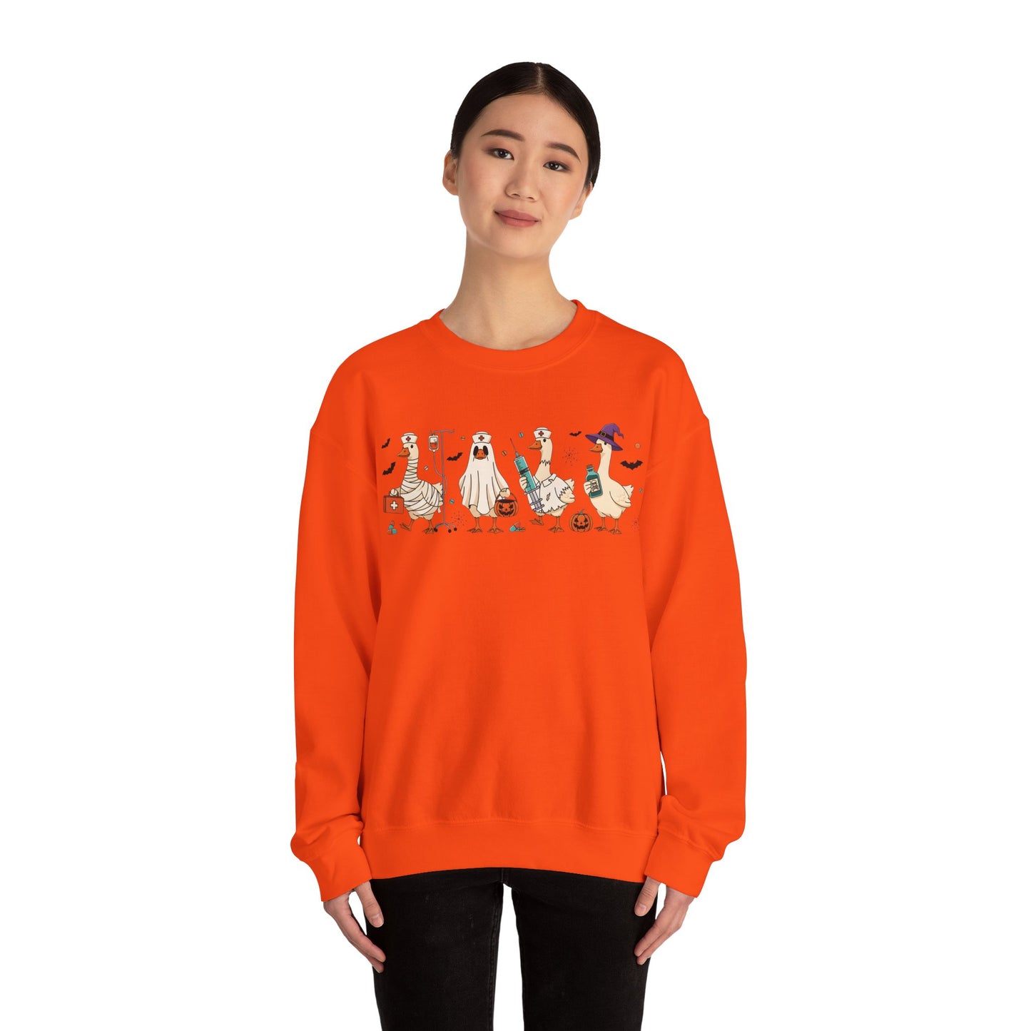 Spooky Goose  Halloween sweatshirt , pediatric nurse sweatshirt, Halloween sweatshirt, spooky season, ER RN, NICU nurseHalloween Nurse, comfort colors