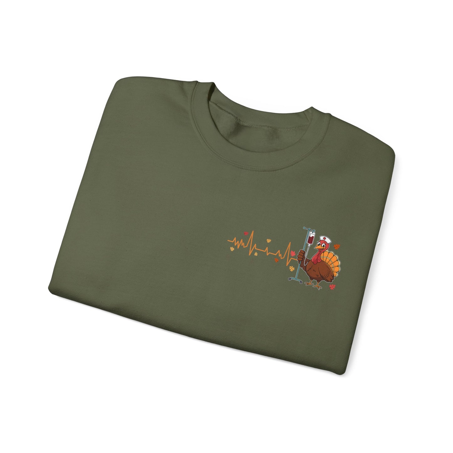 Turkey pocket design ED Nurse , pediatric nurse thanksgiving  shirt, comfort colors turkey ekg nurse shirt, Peds nurse , fall nurse shirt