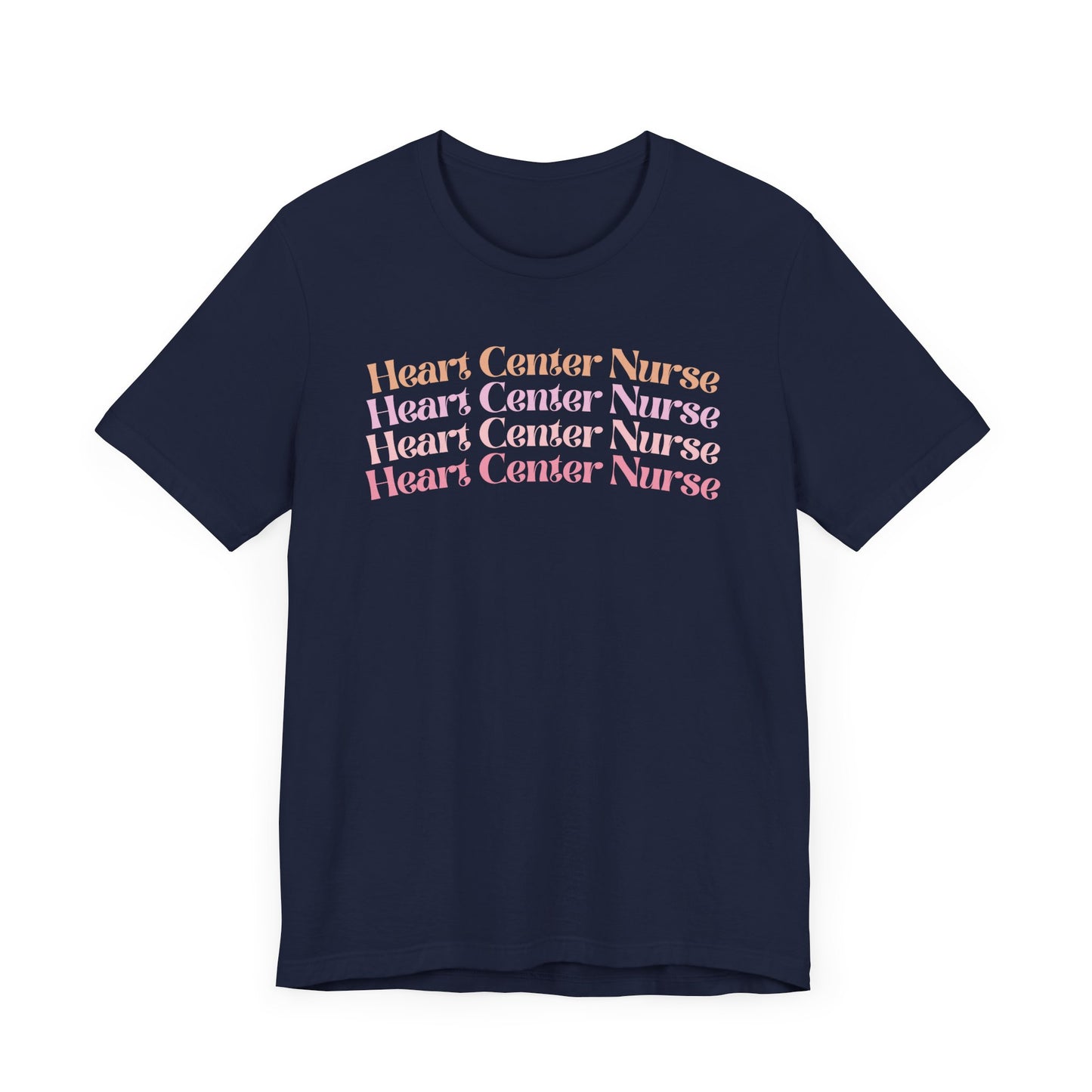 Heart Center Nurse Shirt, Cardiac Nurse Shirt, groovy nurse tees, nurse shirt for work, RN nurse shirt, cute nurse shirt, registered nurse