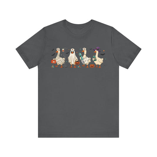 Spooky goose tshirt, pediatric nurse sweatshirt, Halloween sweatshirt, spooky season, ER RN, NICU nurseHalloween Nurse, comfort colors