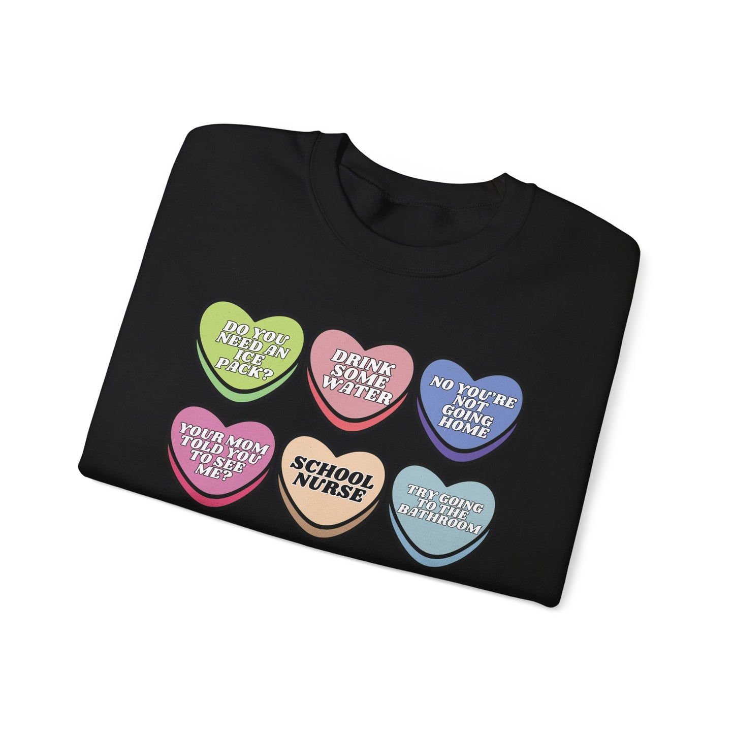 School Nurse Candy Sweatshirt, message me to customize for your unit!
