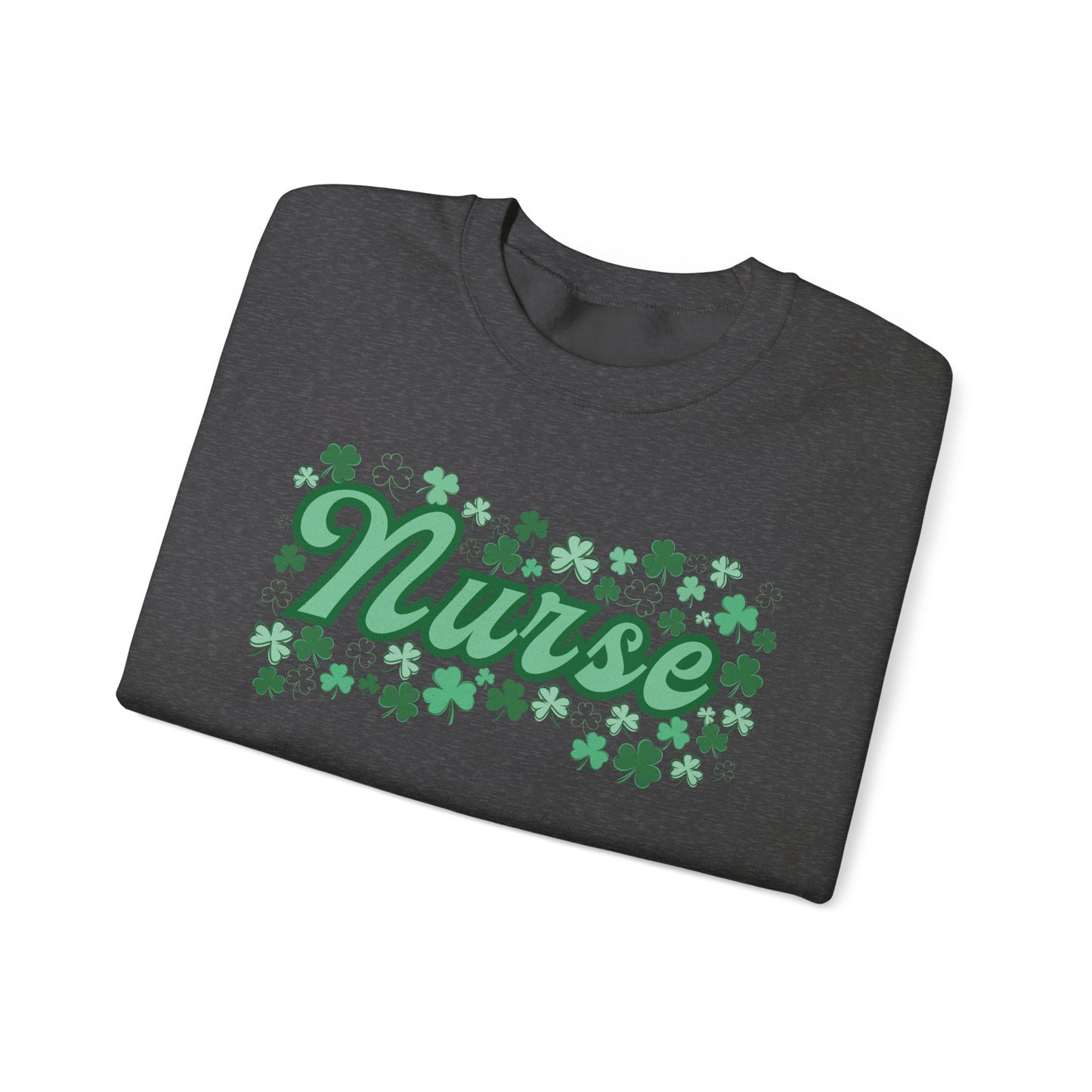 Nurse St. Patricks Clover Sweatshirt, ED RN, nurse sweater, St. Paddys nurse sweater, Pediatrics, Med Surg, NICU