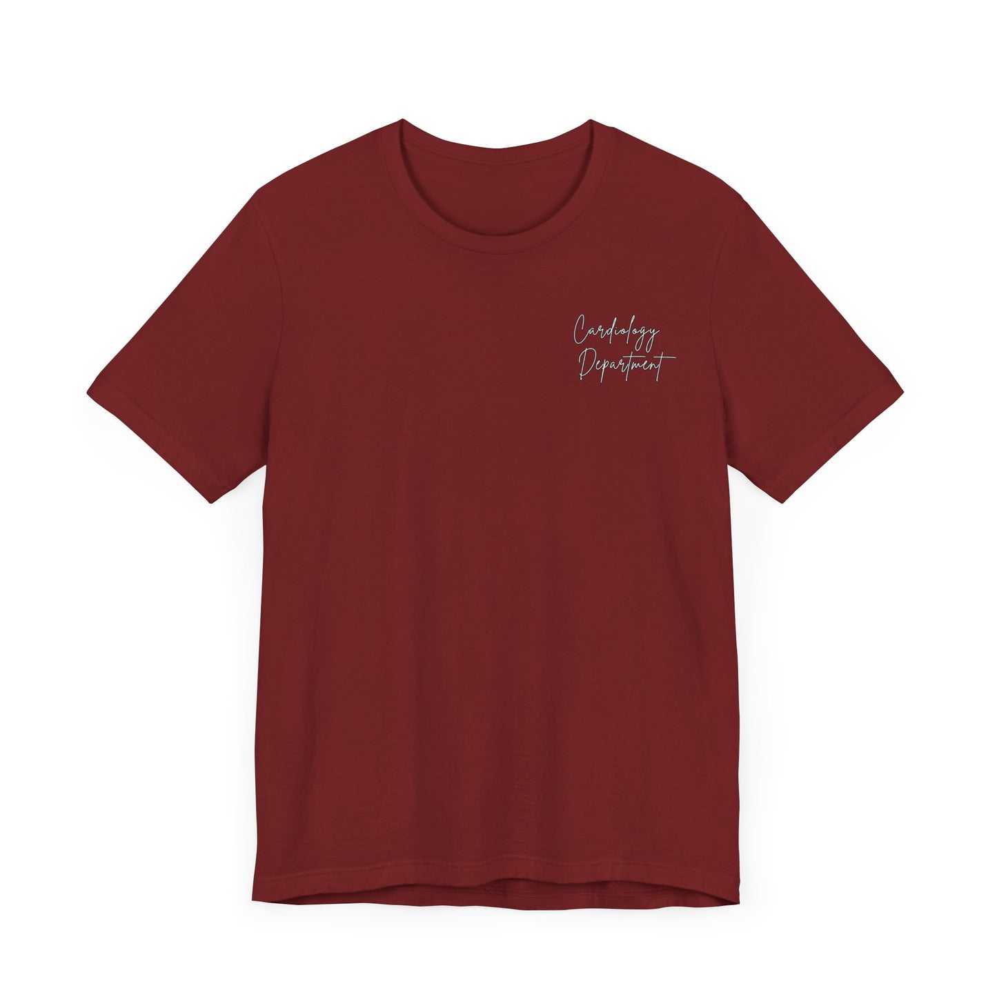 Simple Floral Heart , Cardiology Bella Canvas Tshirt