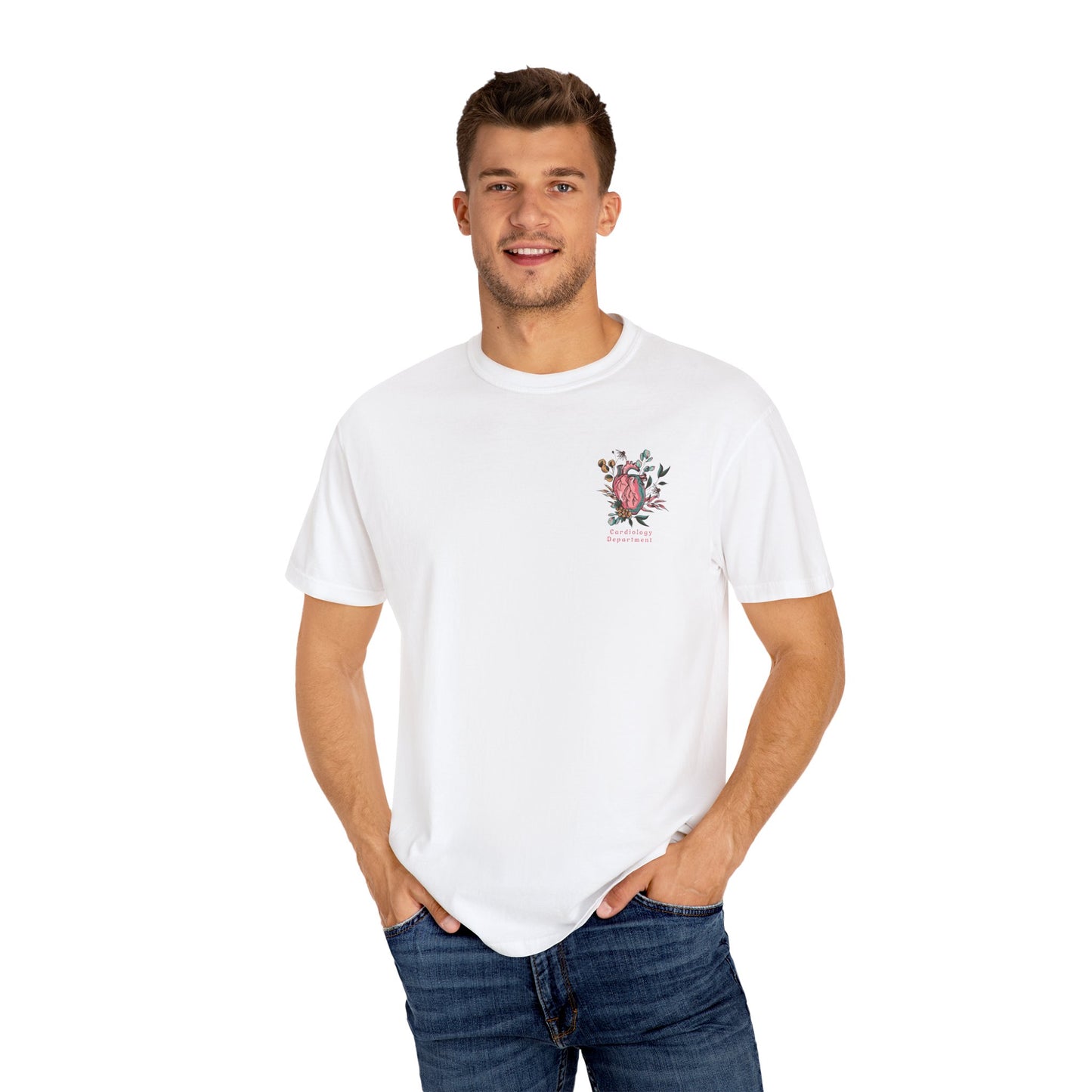“Have you Tried Turning it off and back on again?” Adenosine, Funny Cardiology Department Comfort Colors Tshirt