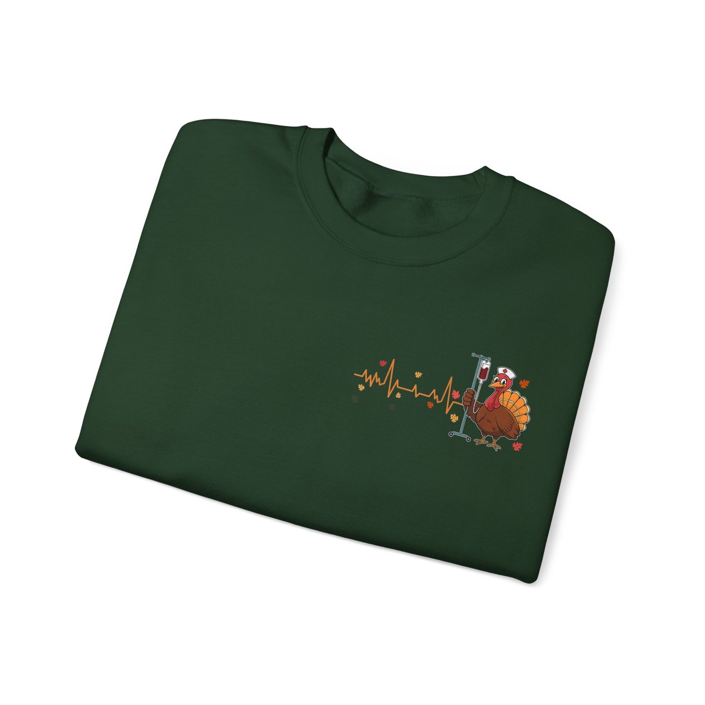 Turkey pocket design ED Nurse , pediatric nurse thanksgiving  shirt, comfort colors turkey ekg nurse shirt, Peds nurse , fall nurse shirt
