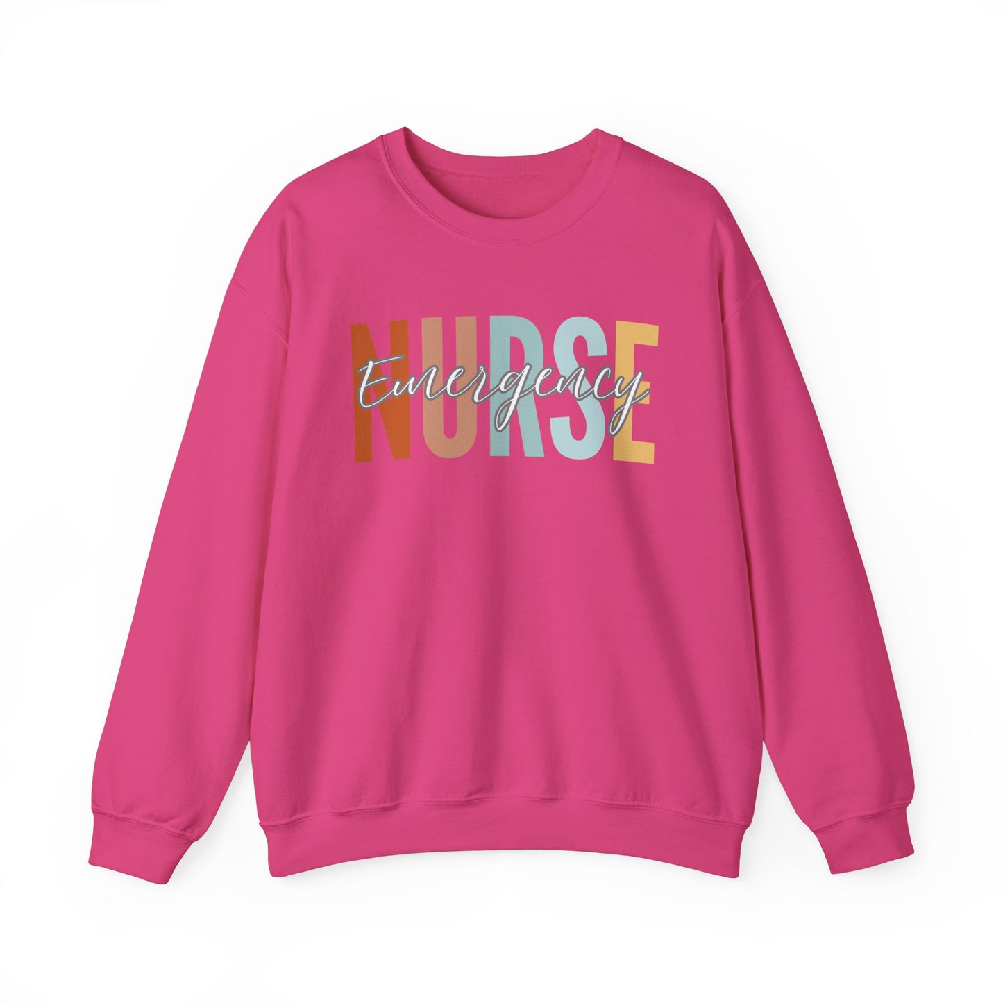 Rainbow Emergency Nurse Gildan Sweatshirt