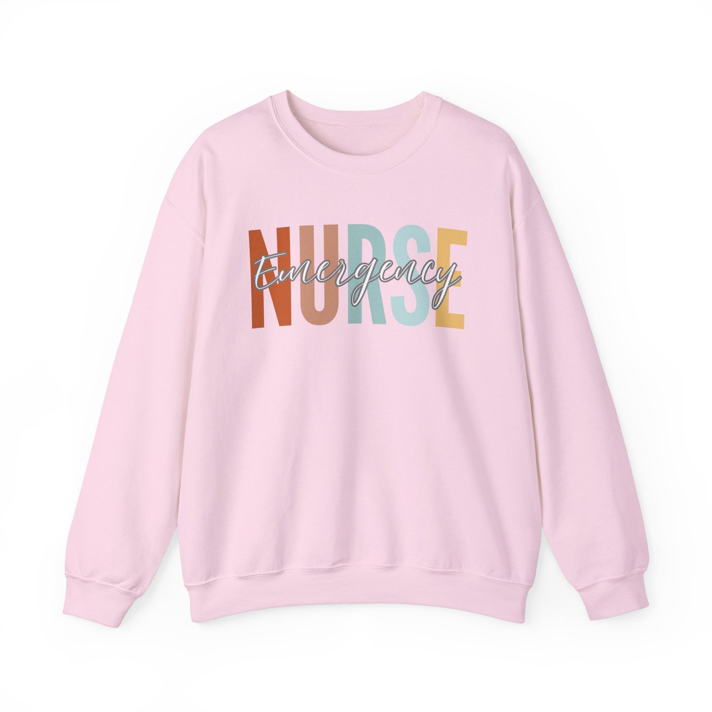 Rainbow Emergency Nurse Gildan Sweatshirt