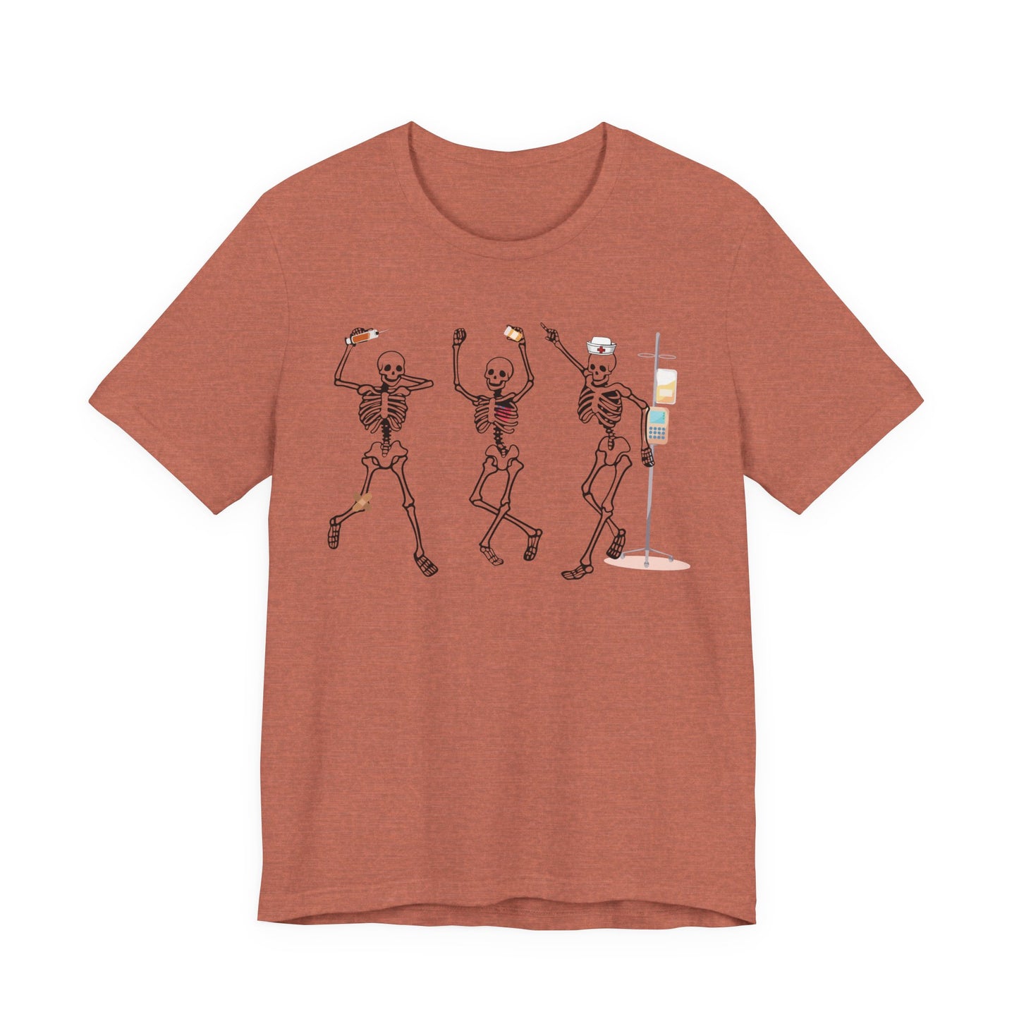 Dancing Skeleton Halloween Tshirt, Halloween shirt, nurse tshirt , spooky season, funny Halloween sweatshirt