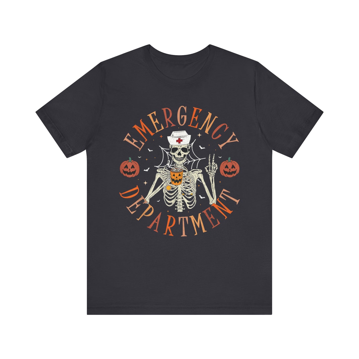 Skeleton ED Nurse , pediatric nurse Halloween shirt, gildan skeleton nurse shirt, Peds nurse , Spooky nurse shirt