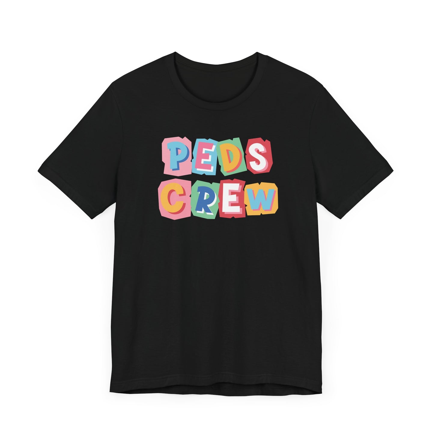 Peds crew nurse tshirt , retro 90s theme nurse tshirt