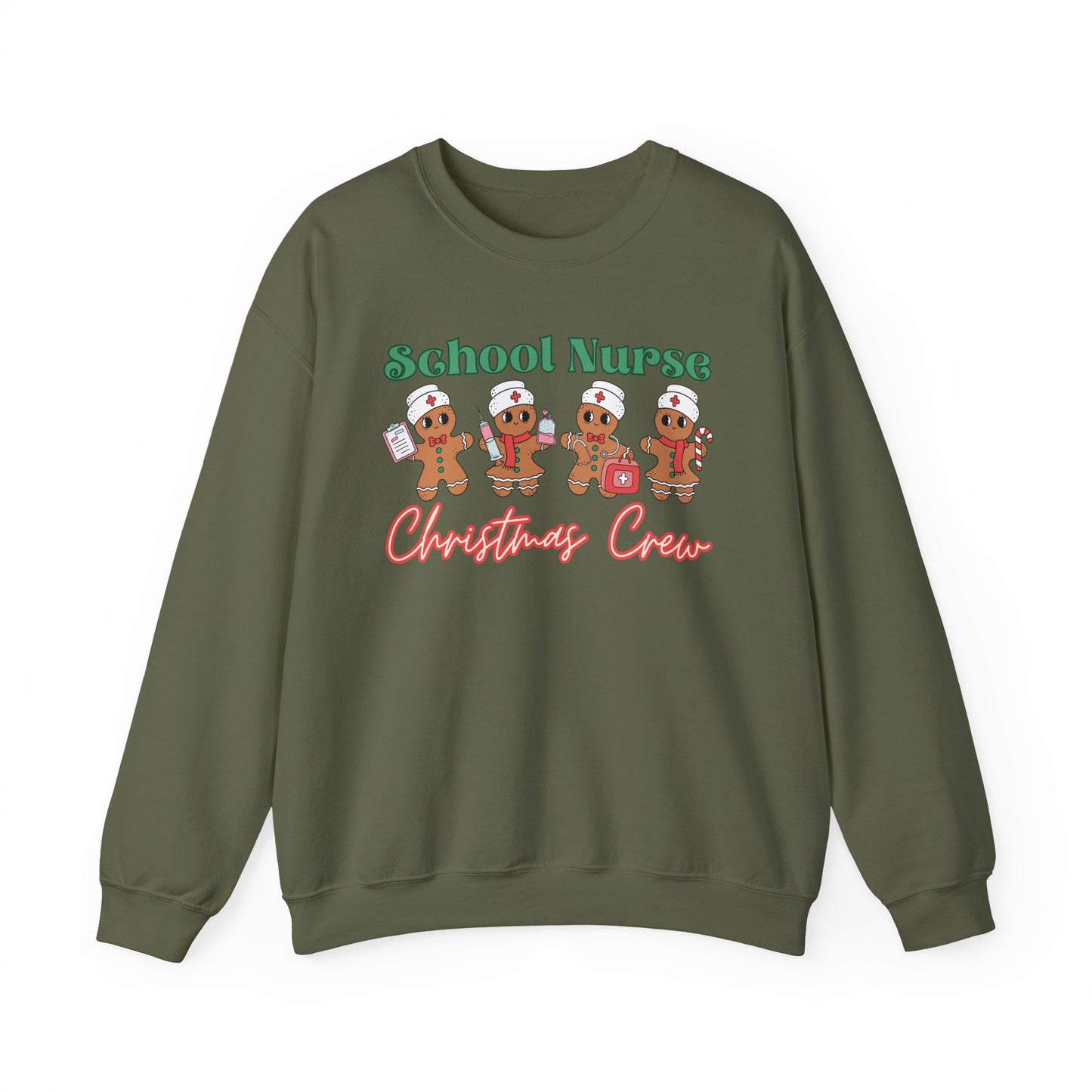 School Nurse Christmas Crew, Gingerbread nurse, Nurse. Christmas sweater, school Nurse, Christmas Crew