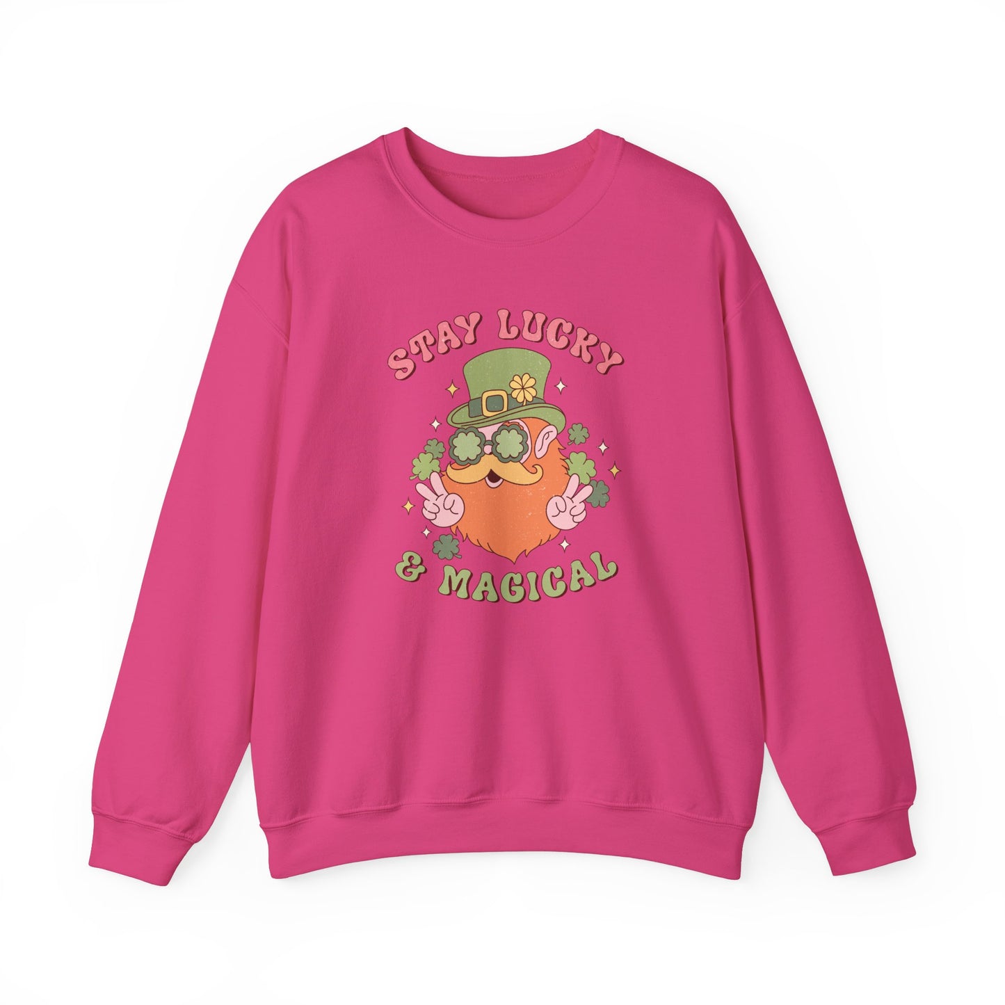 Stay Lucky and magical leprechaun Nurse St. Patricks Day Sweatshirt,  RN sweatershirt, ER Nurse, NICU Nurse, PICU nurse, clover, lucky nurse sweatshirt.