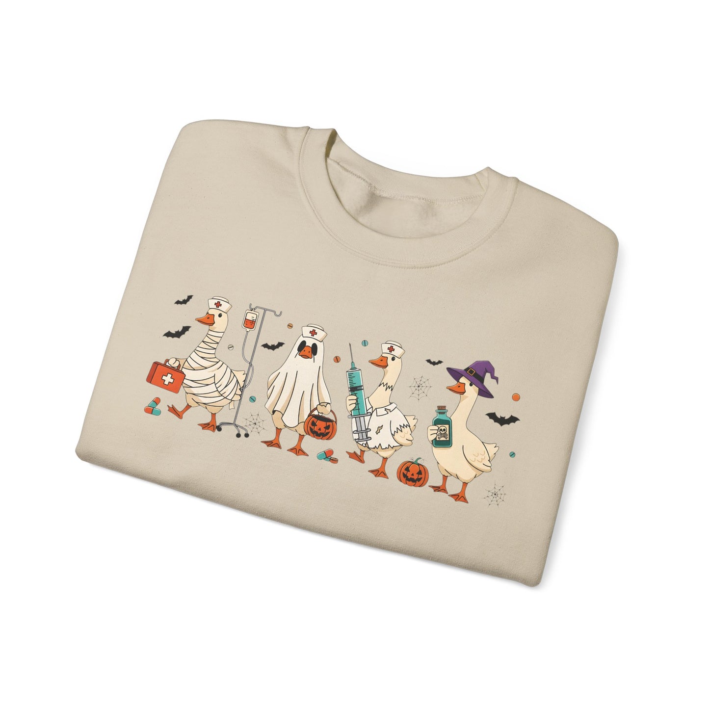 Spooky Goose  Halloween sweatshirt , pediatric nurse sweatshirt, Halloween sweatshirt, spooky season, ER RN, NICU nurseHalloween Nurse, comfort colors