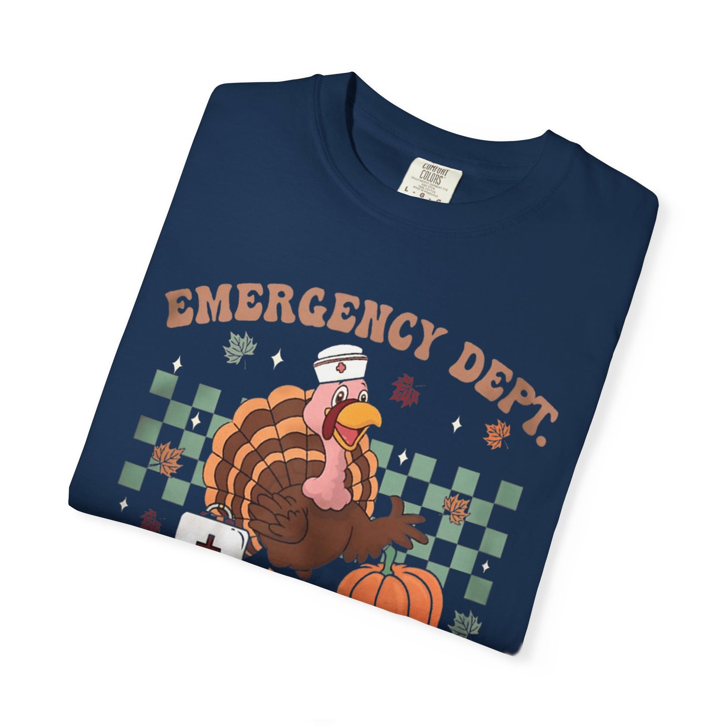 Comfort colors gobble squad tshirt, emergency gobble squad