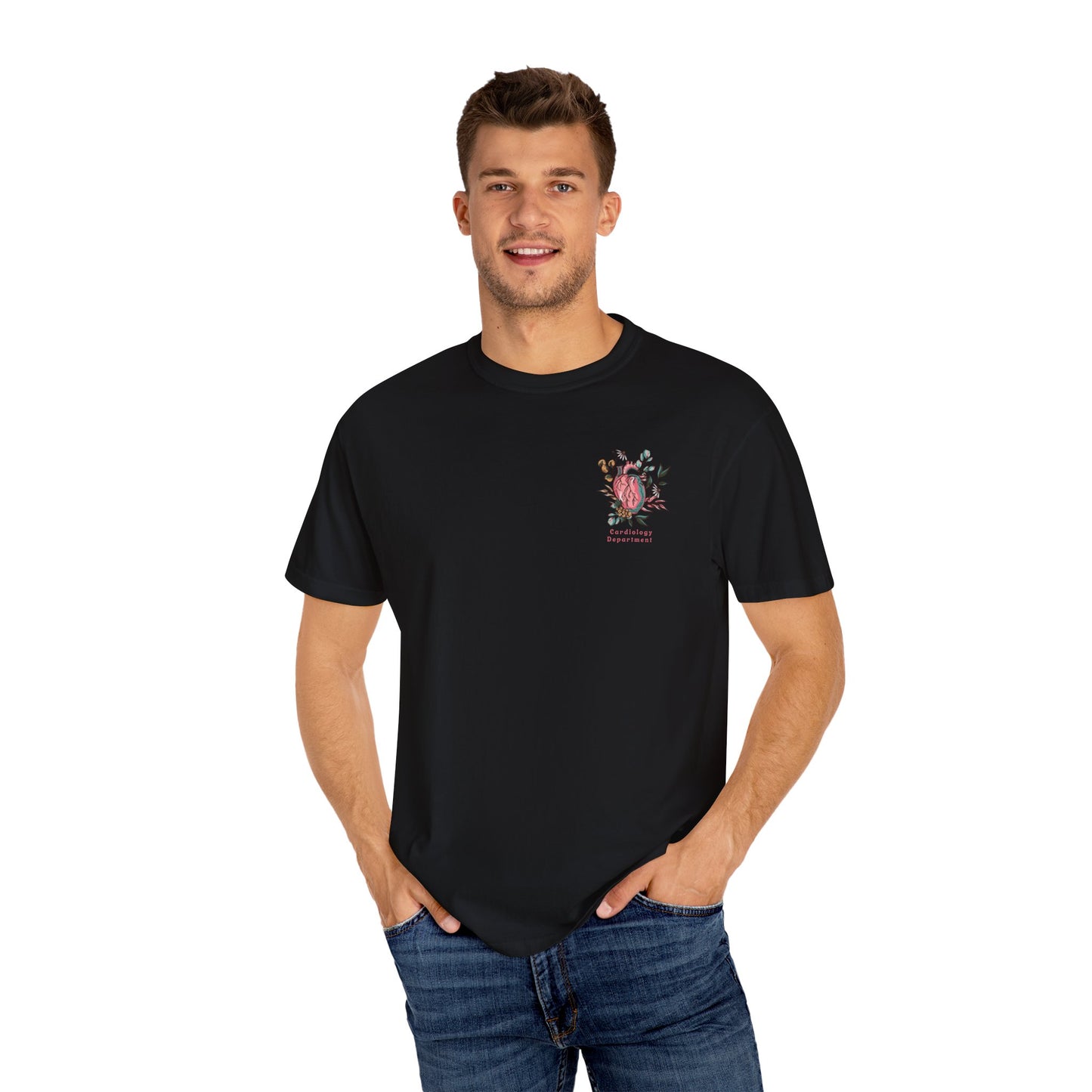 “Have you Tried Turning it off and back on again?” Adenosine, Funny Cardiology Department Comfort Colors Tshirt