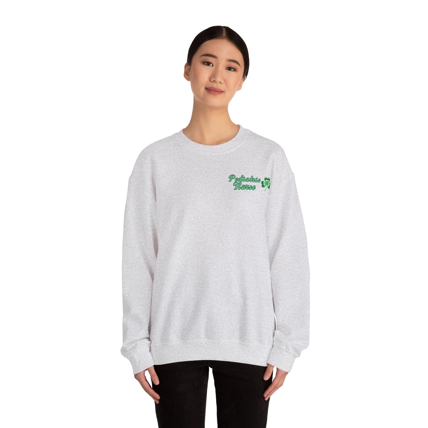Pediatric Nurse St. Pattys Sweatshirt Its a Good Day to be a Peds Nurse St. Patricks Day Sweatshirt. Pocket design with back design!
