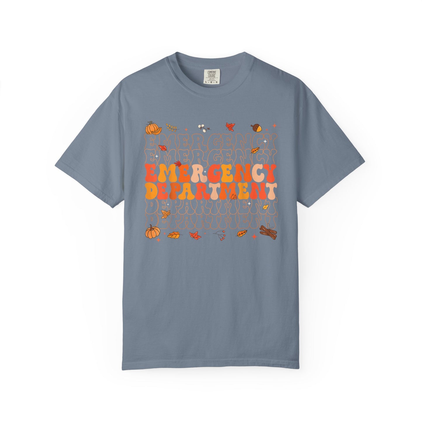 Emergency Fall comfort colors comfy tshirt,  thanksgiving nurse tshirt