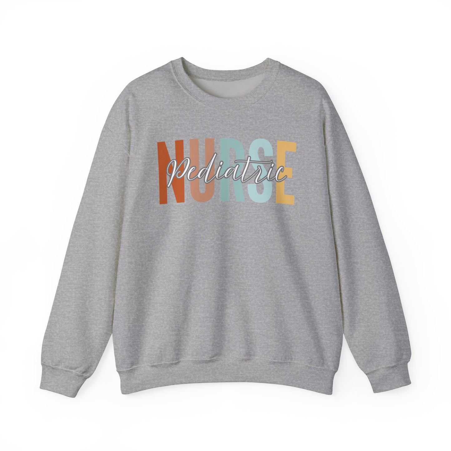 Rainbow Pediatric Nurse Gildan Sweatshirt