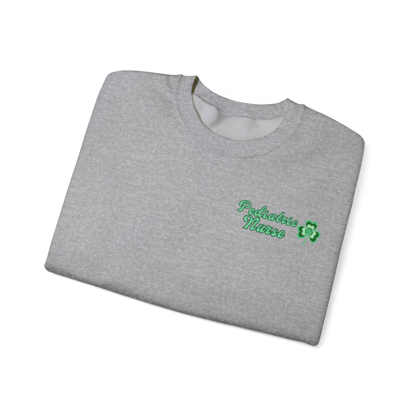 Pediatric Nurse St. Pattys Sweatshirt Its a Good Day to be a Peds Nurse St. Patricks Day Sweatshirt. Pocket design with back design!