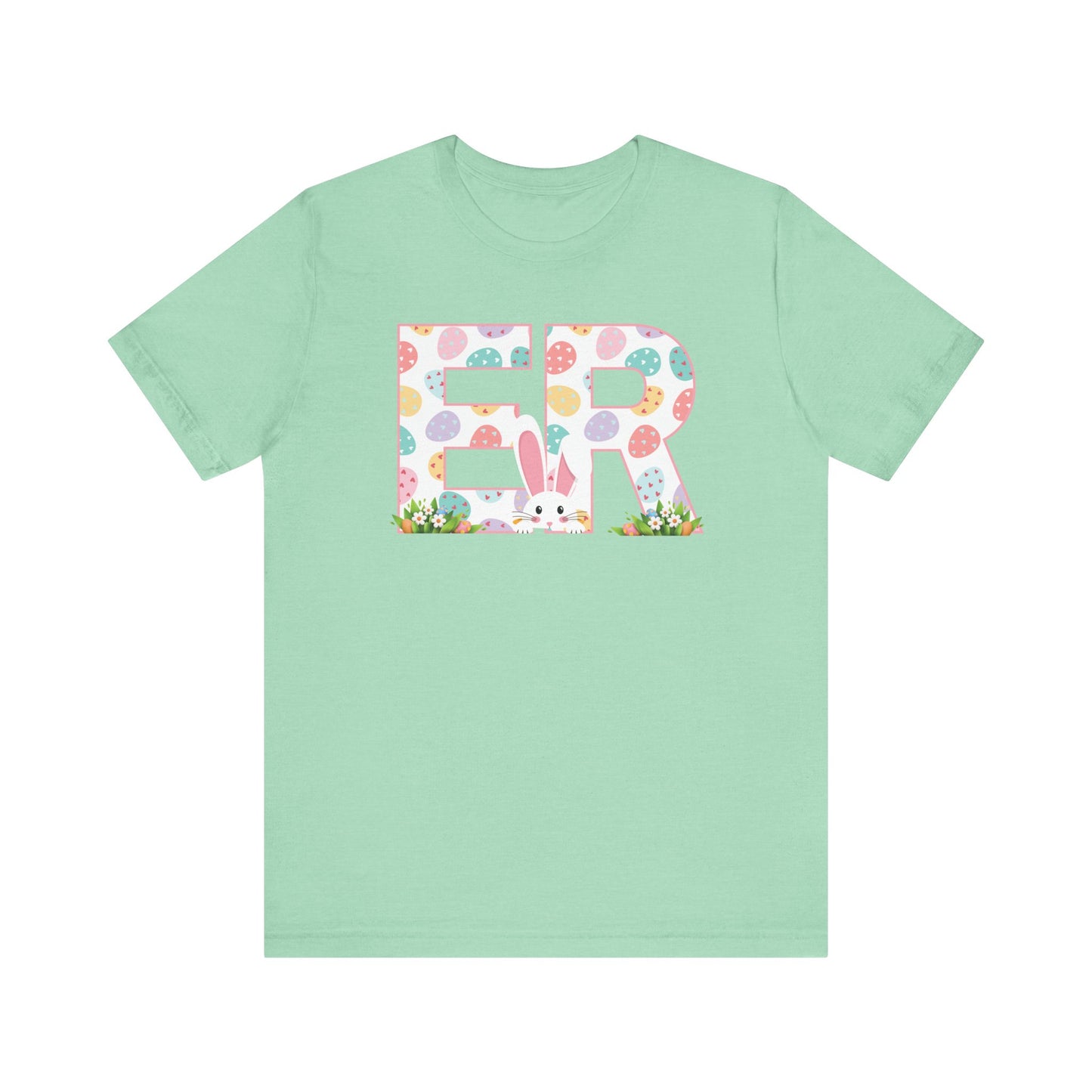 ER Easter Egg shirt, emergency nurse shirt,easter eggs, bunnies