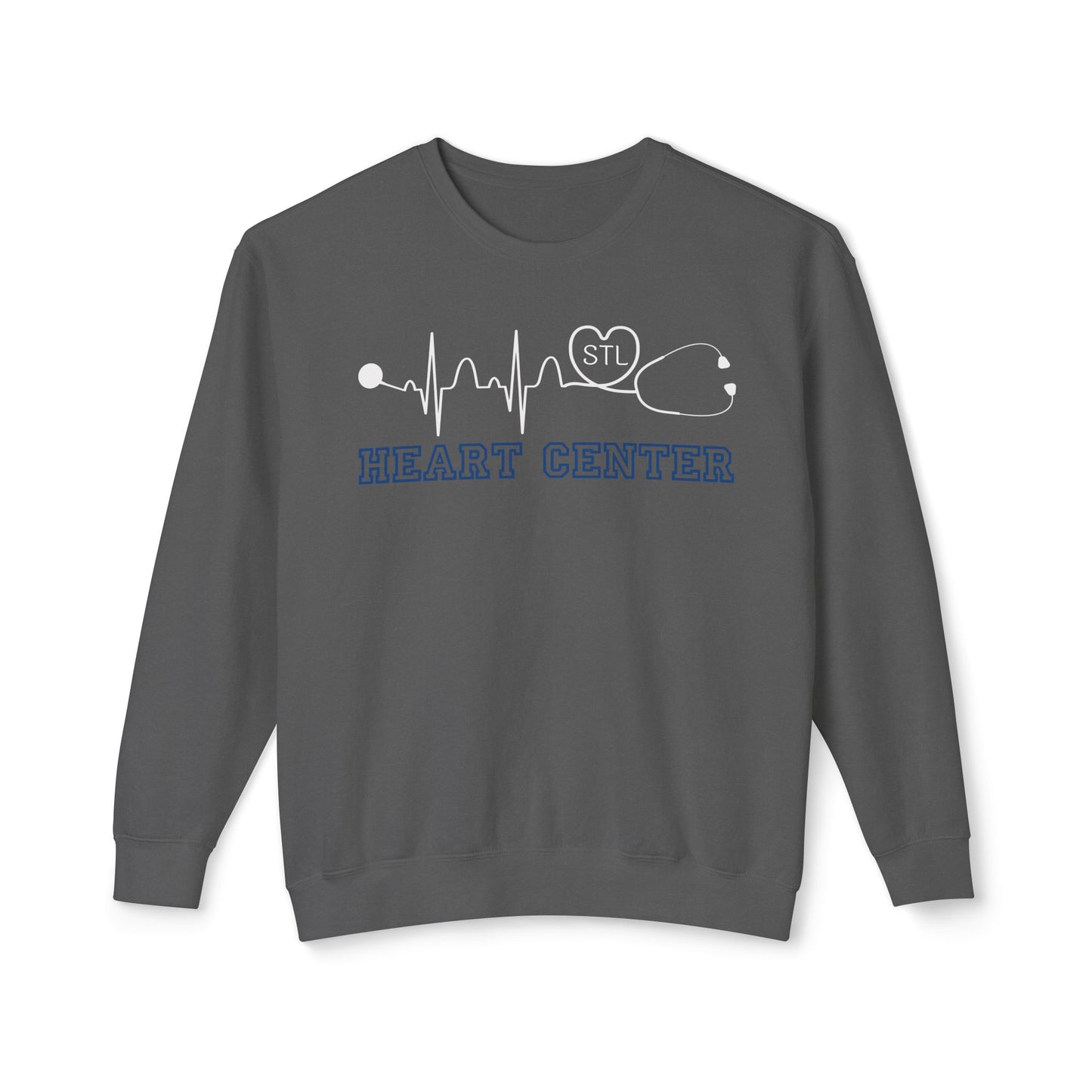 Heart Center EKG STL Comfort Colors Sweatshirt