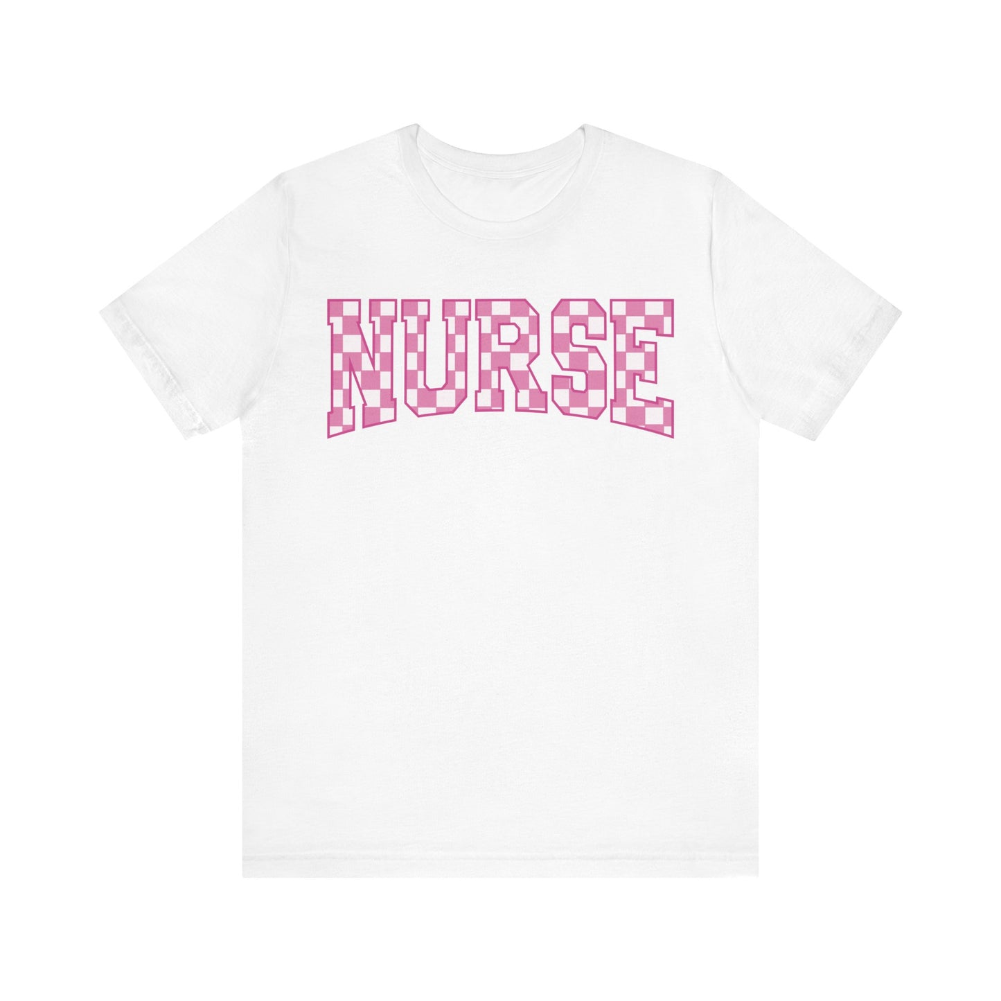 Retro checkered nurse shirt , Emergency Nurse,  Registered Nurse Shirt, PICU Nurse, NICU Nurse Shirt, Gift for Nurse, Future Nurse gift, RN gift.