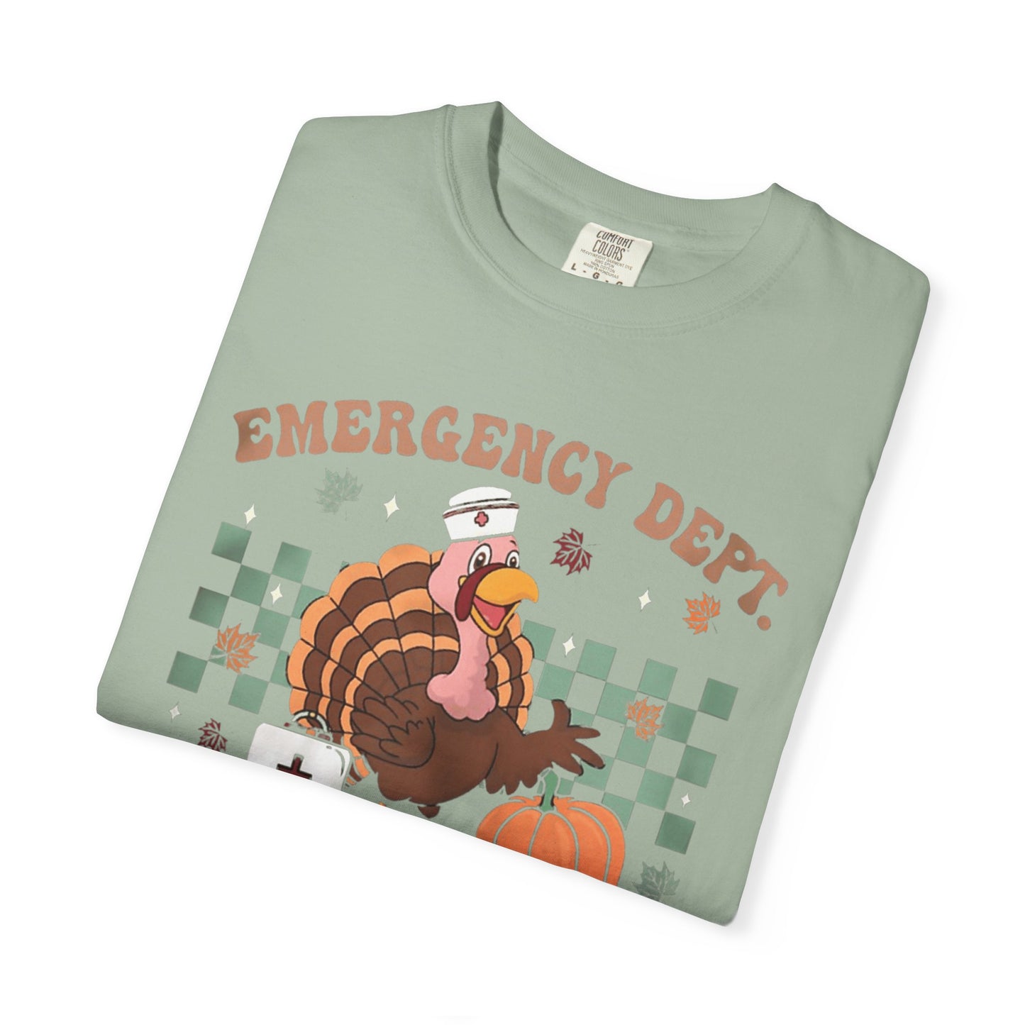 Comfort colors gobble squad tshirt, emergency gobble squad
