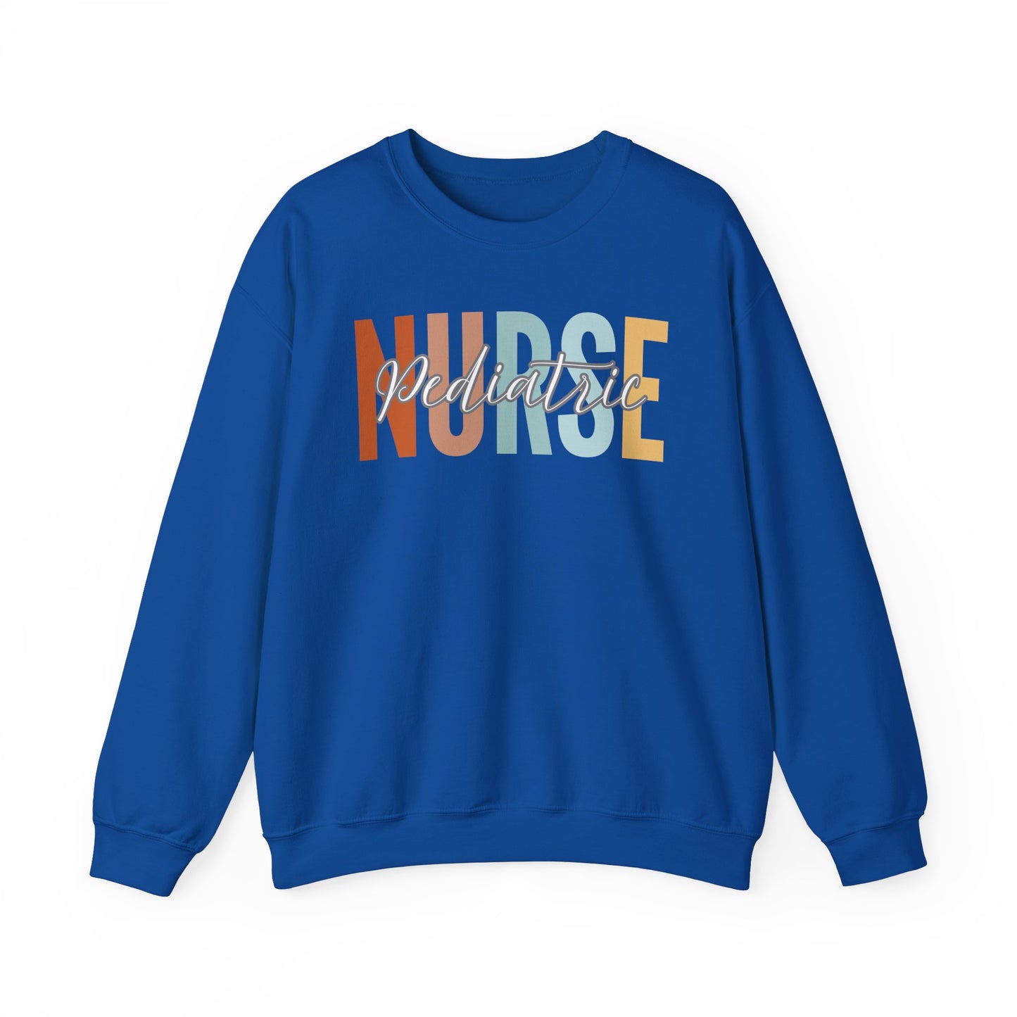 Rainbow Pediatric Nurse Gildan Sweatshirt
