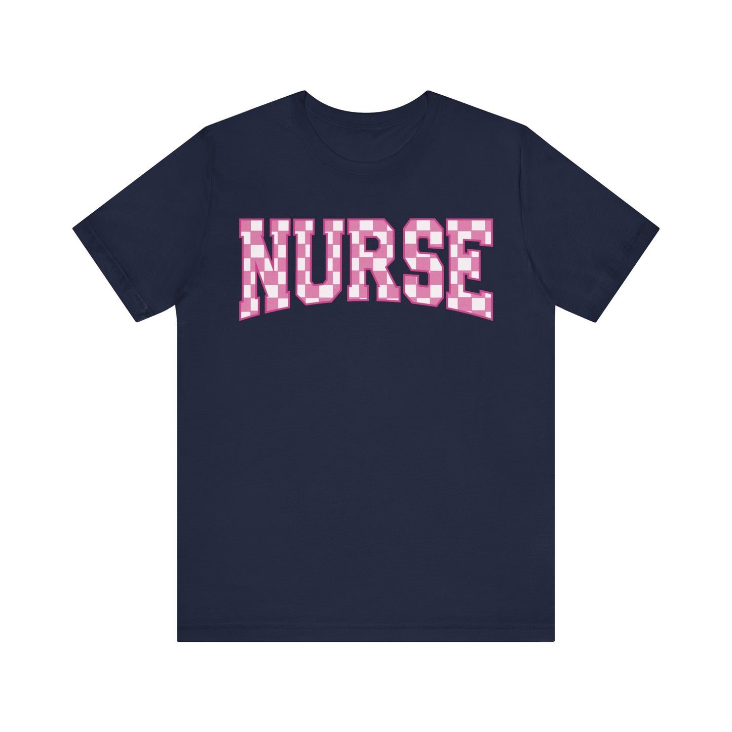 Retro checkered nurse shirt , Emergency Nurse,  Registered Nurse Shirt, PICU Nurse, NICU Nurse Shirt, Gift for Nurse, Future Nurse gift, RN gift.