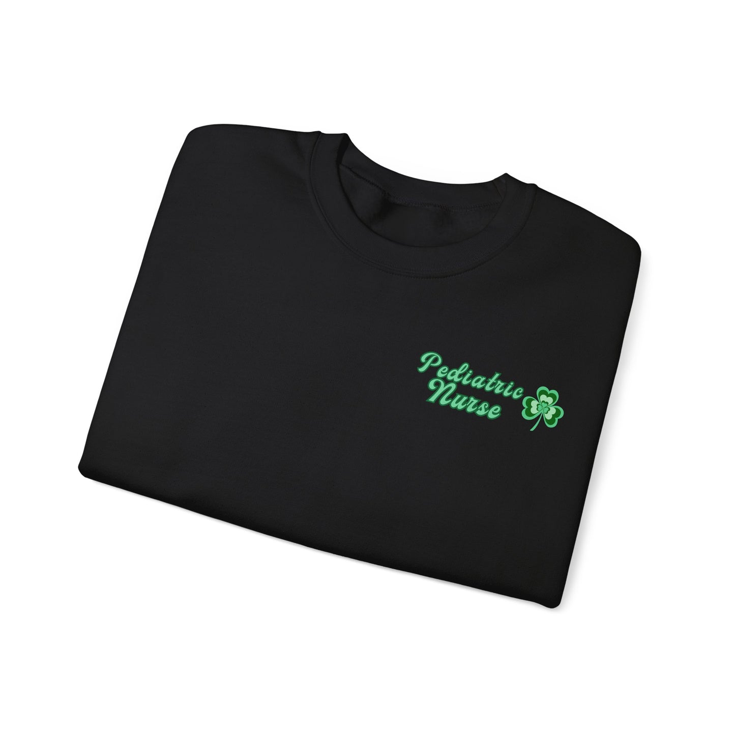 Pediatric Nurse St. Pattys Sweatshirt Its a Good Day to be a Peds Nurse St. Patricks Day Sweatshirt. Pocket design with back design!