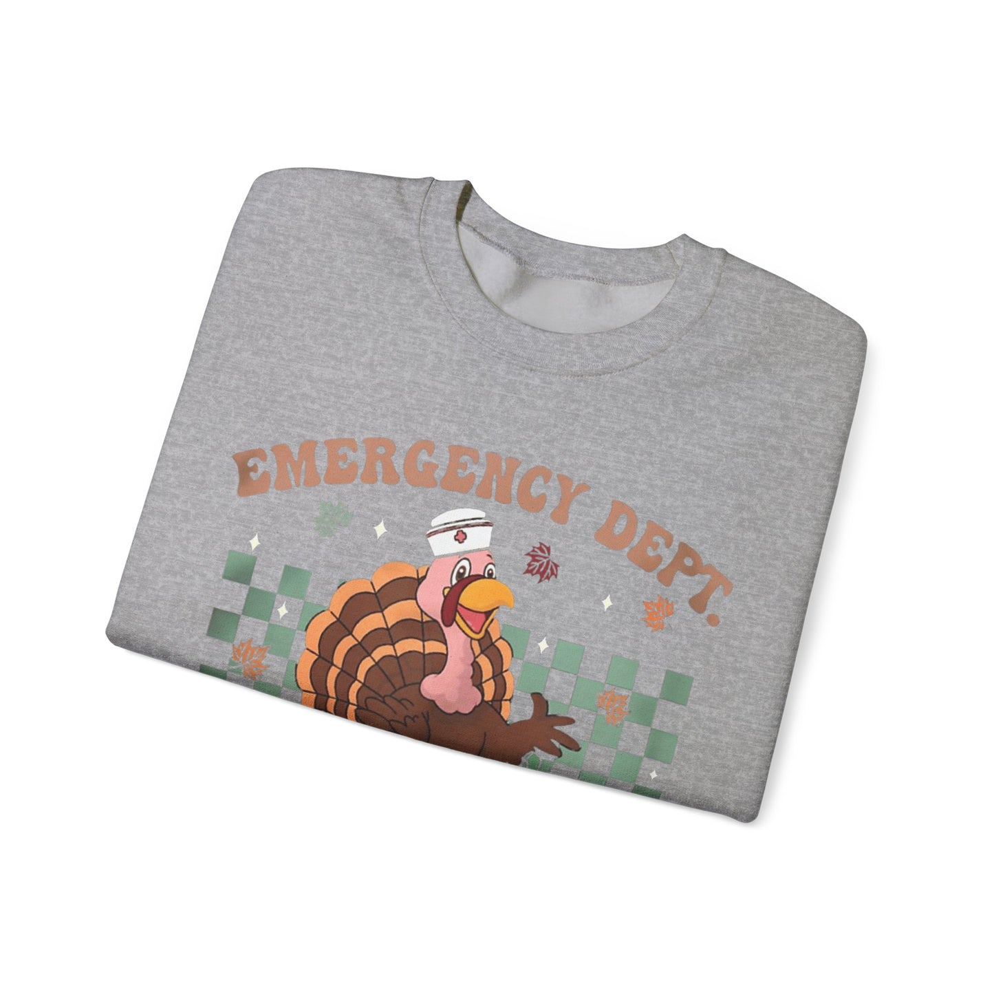 Turkey gobble squad Fall Pediatric Emergency Sweatshirt for all Fall Months, Nurse shirt, gift for nurse, everything fall