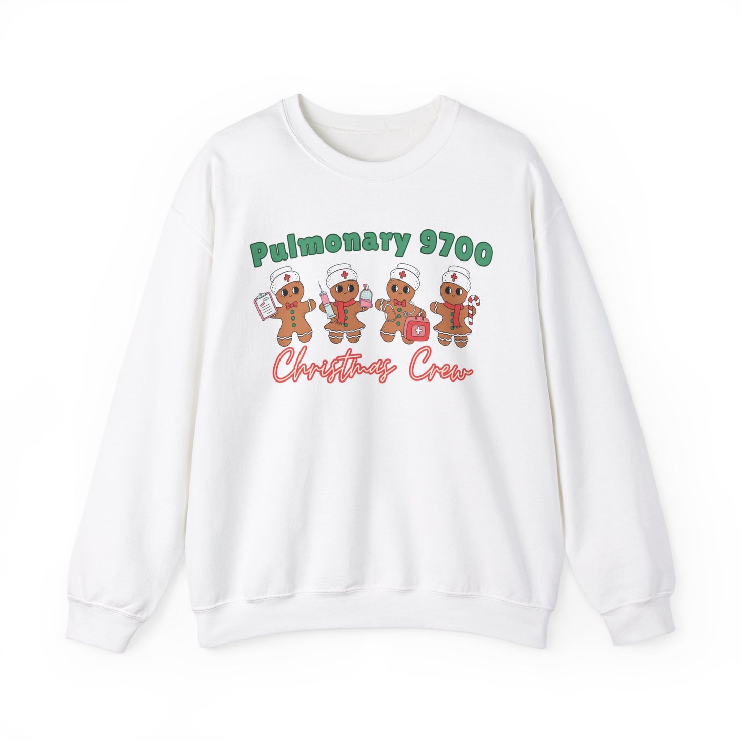 Pulmonary 9700 Christmas Crew, Gingerbread nurse, ER Nurse Christmas sweater, Pediatric Nurse, Christmas Crew