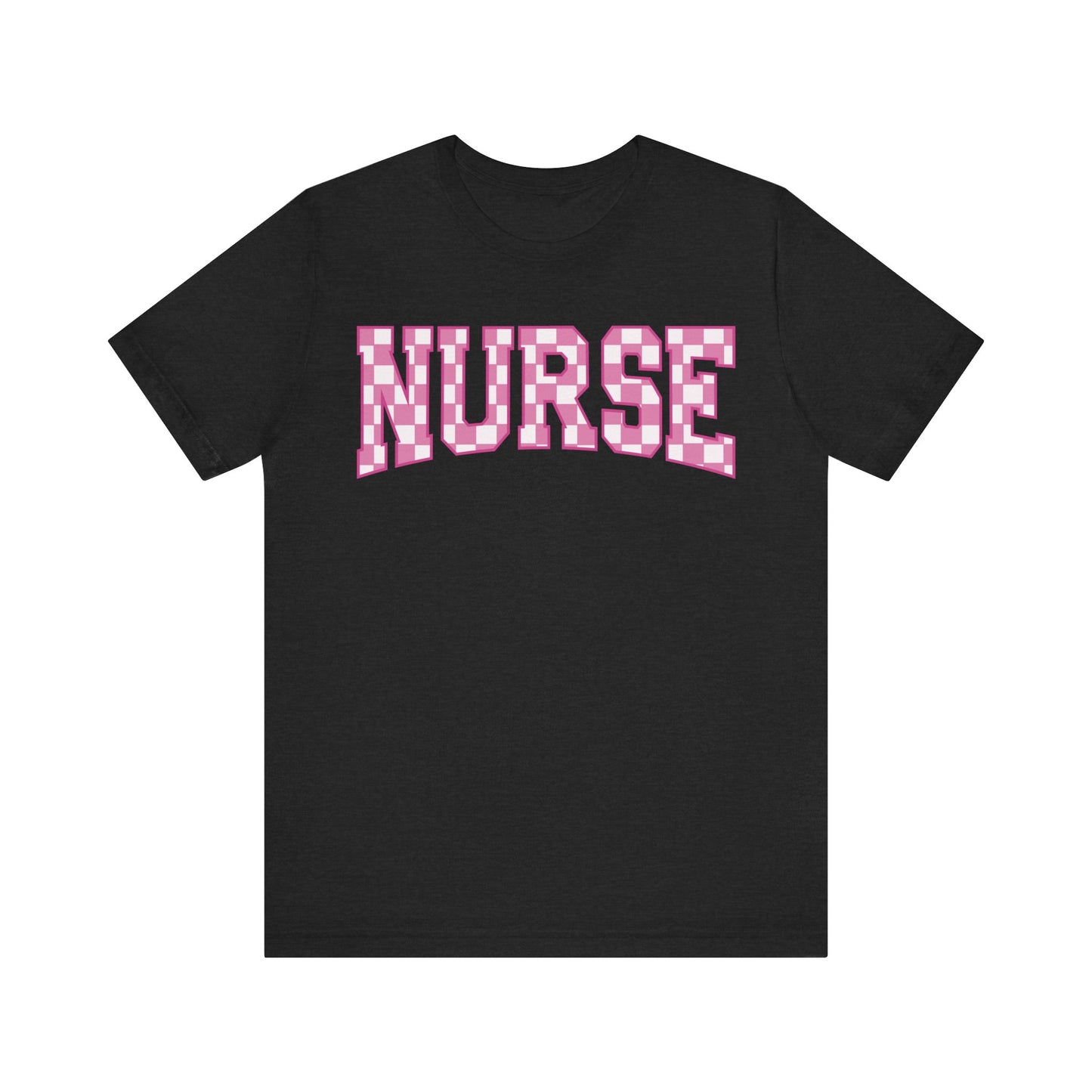Retro checkered nurse shirt , Emergency Nurse,  Registered Nurse Shirt, PICU Nurse, NICU Nurse Shirt, Gift for Nurse, Future Nurse gift, RN gift.