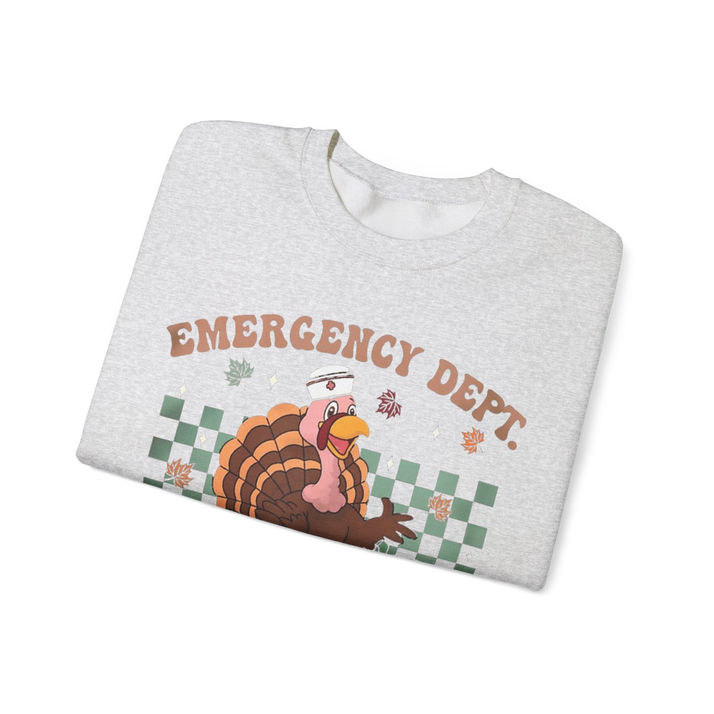 Turkey gobble squad Fall Pediatric Emergency Sweatshirt for all Fall Months, Nurse shirt, gift for nurse, everything fall