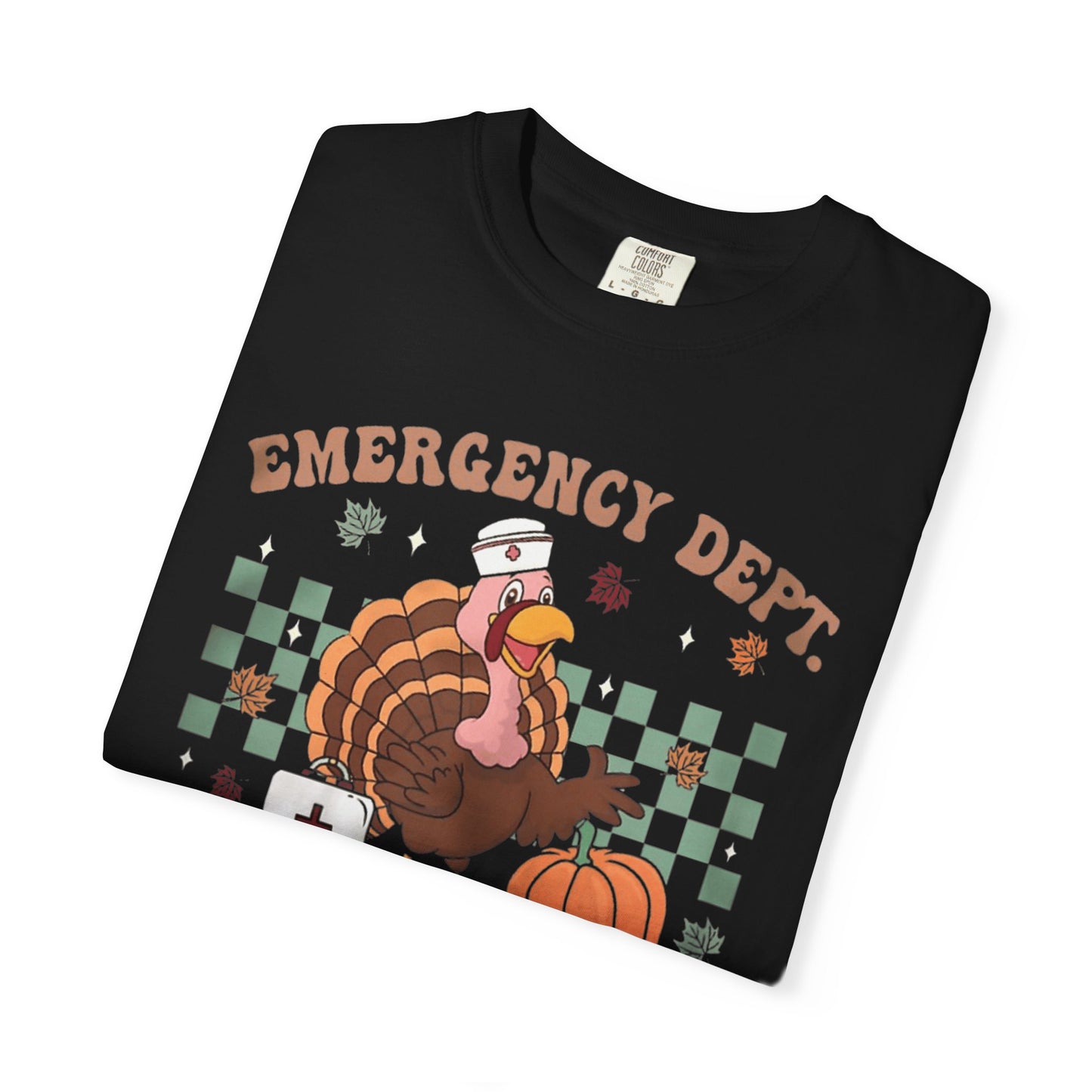 Comfort colors gobble squad tshirt, emergency gobble squad