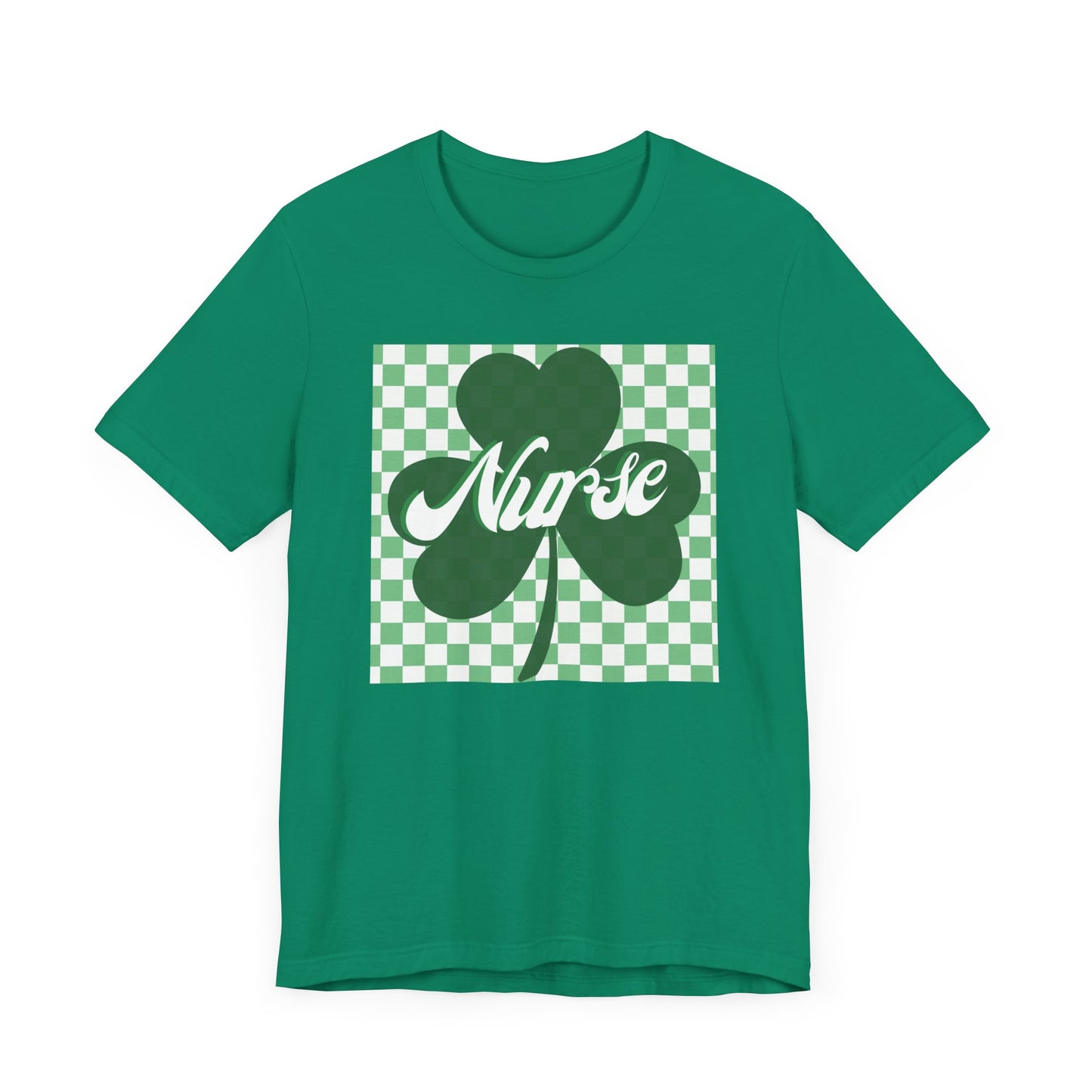 Retro St. Patrick’s Day Nurse Shirt, Comfy, stretchy Bella Canvas