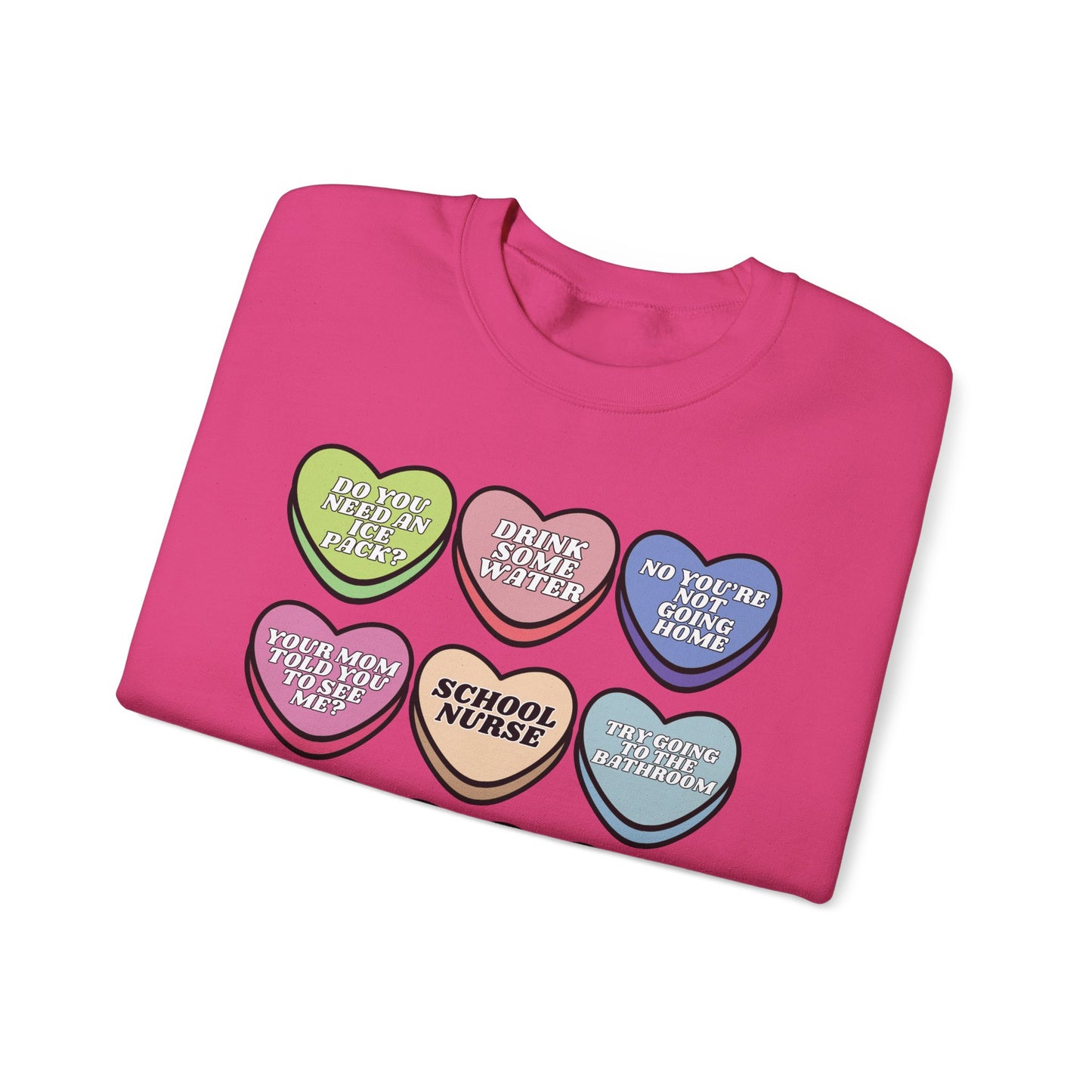 School Nurse Candy Sweatshirt, message me to customize for your unit!