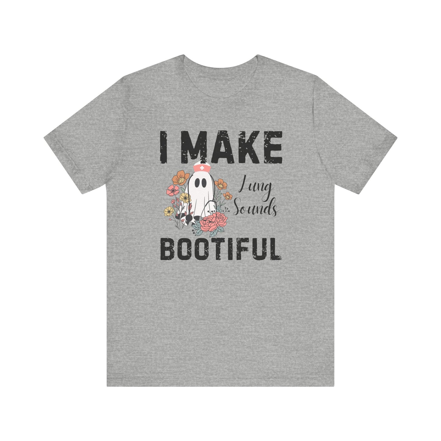 I make lung sounds beautiful t shirt, ghost nurse shirt , emergency nurse, RN Halloween shirt , comfort colors shirt, ER RN, medical shirt