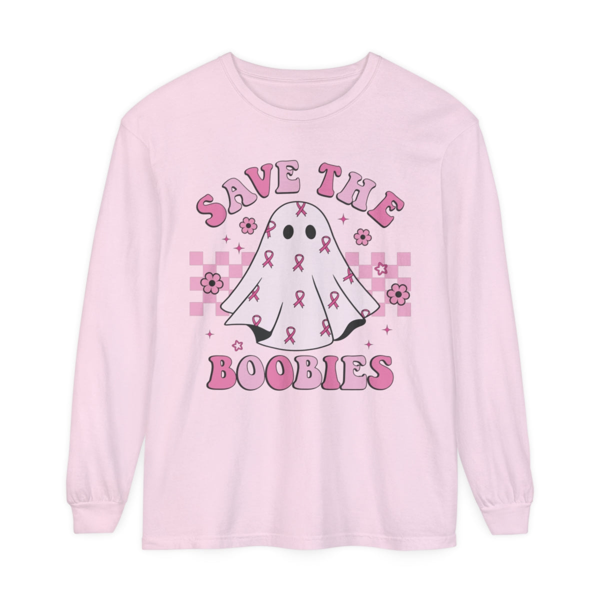 Save the boobies! Breast cancer Awareness long sleeve !  Show your support for your survivor or fighter !