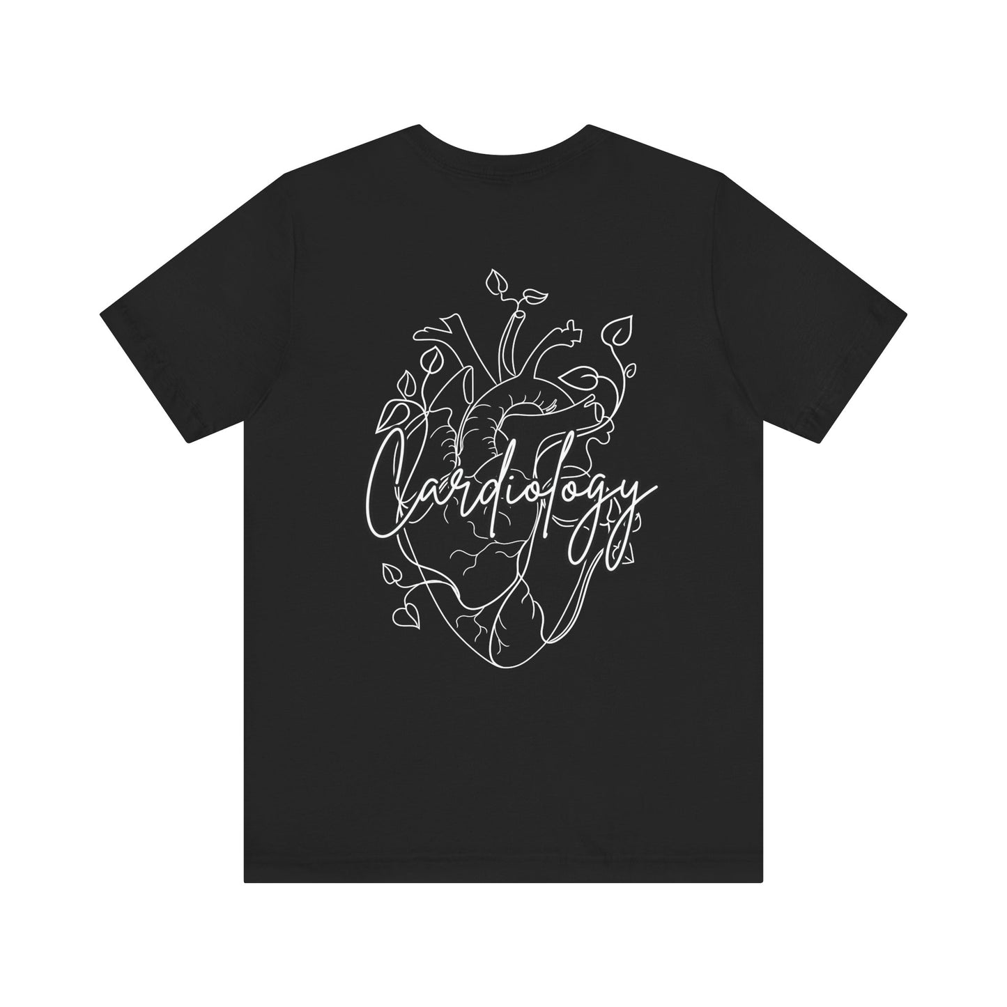 Simple Floral Heart , Cardiology Bella Canvas Tshirt