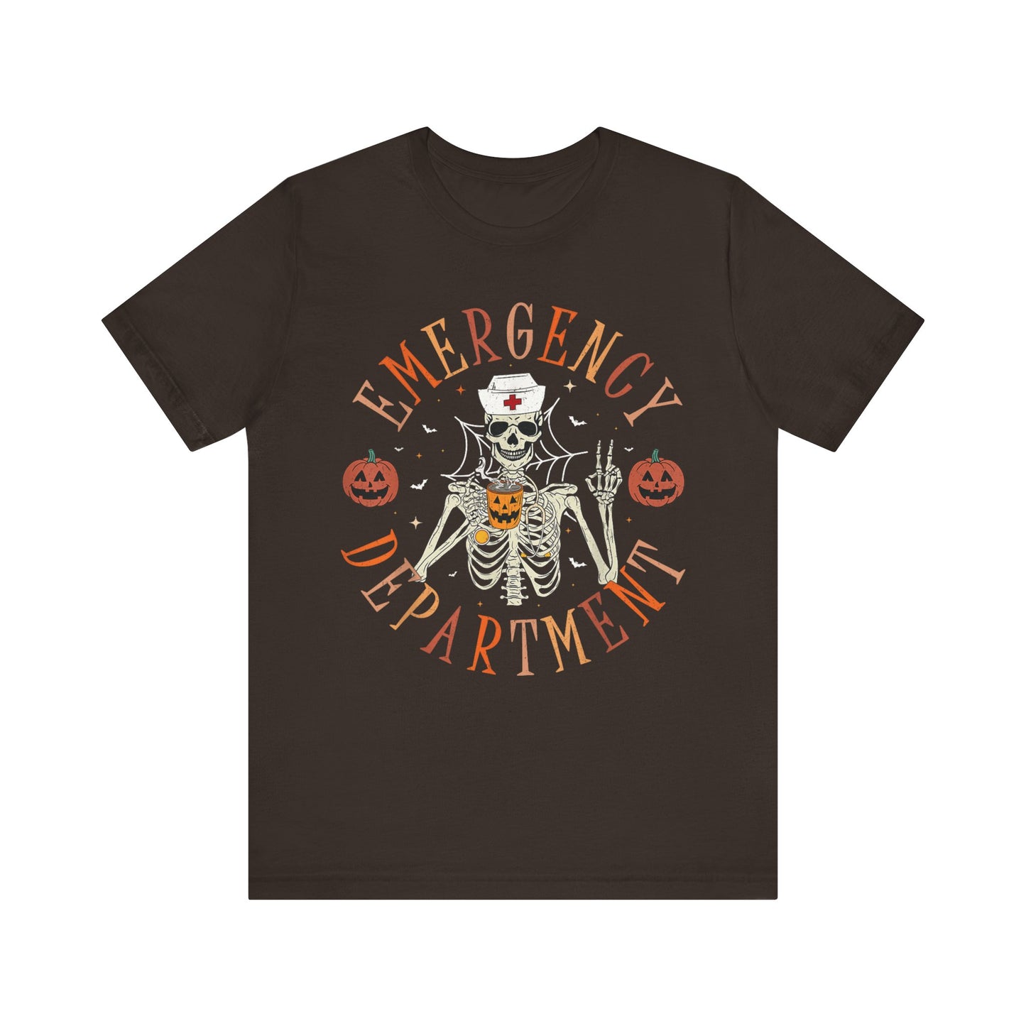 Skeleton ED Nurse , pediatric nurse Halloween shirt, gildan skeleton nurse shirt, Peds nurse , Spooky nurse shirt