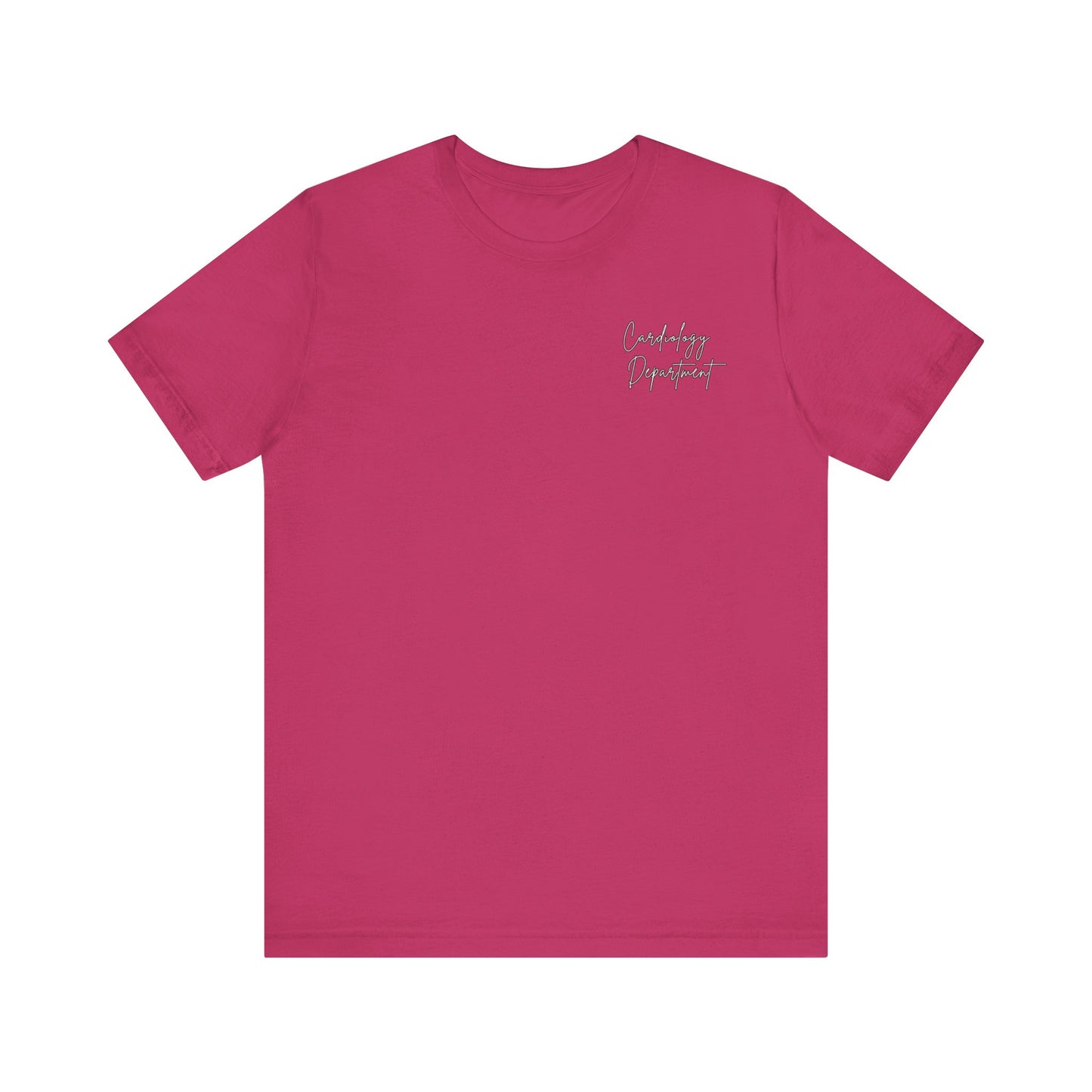 Simple Floral Heart , Cardiology Bella Canvas Tshirt