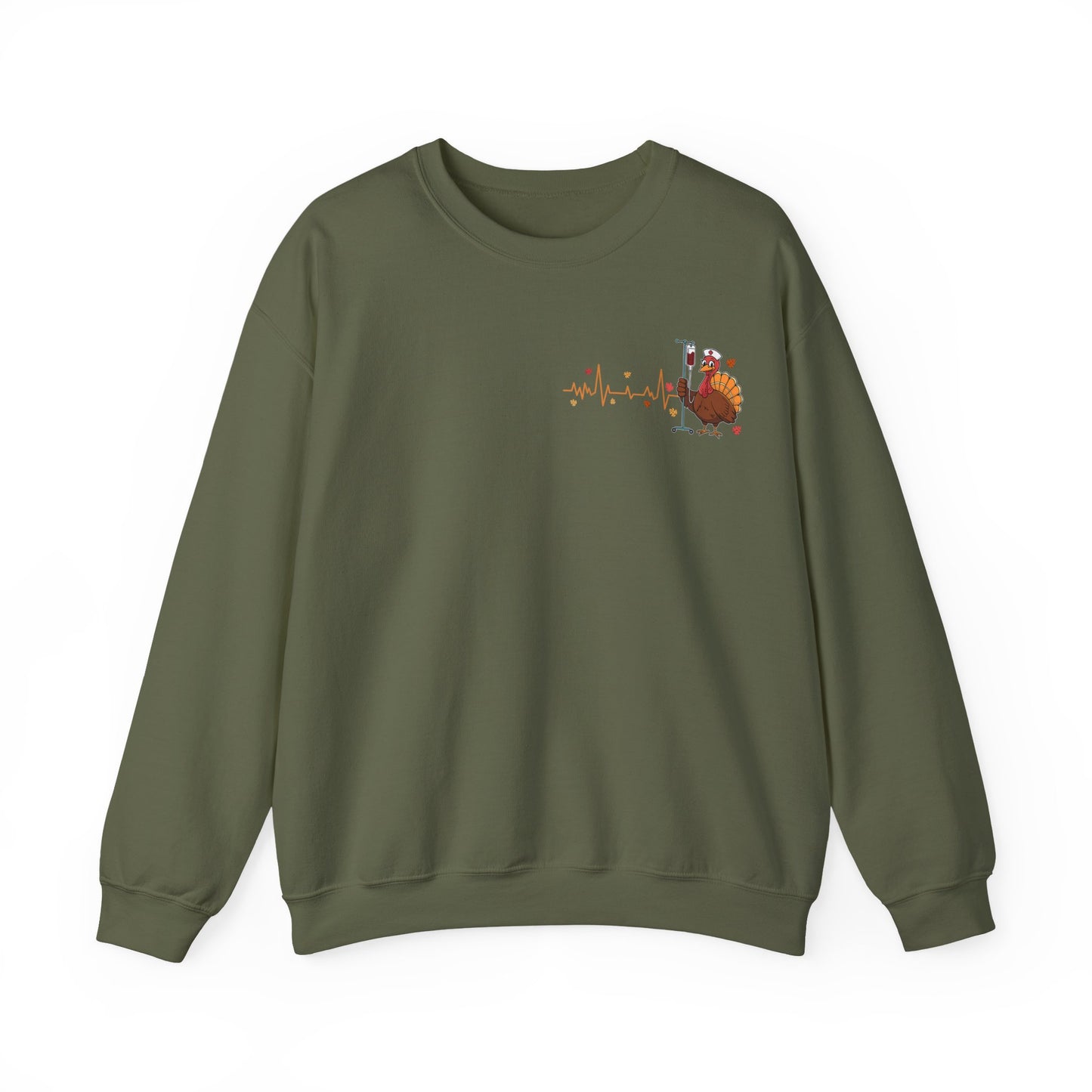 Turkey pocket design ED Nurse , pediatric nurse thanksgiving  shirt, comfort colors turkey ekg nurse shirt, Peds nurse , fall nurse shirt