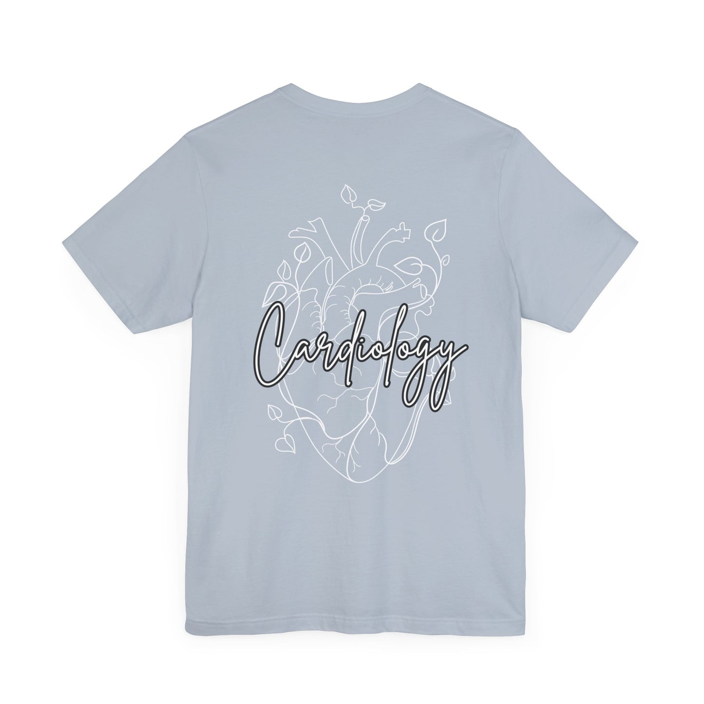 Simple Floral Heart , Cardiology Bella Canvas Tshirt