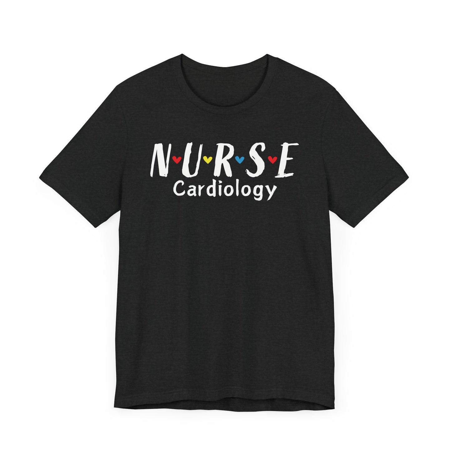 Cute Heart Nurse Cardiology Bella Canvas Shirt