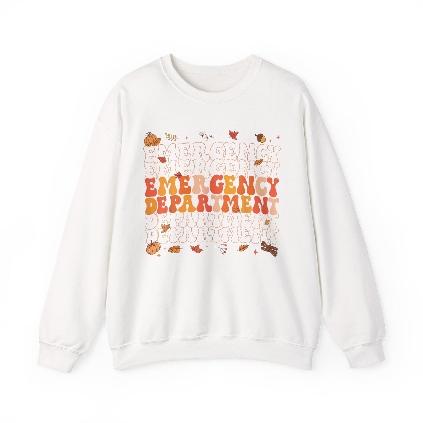 Emergency Fall gildan comfy sweatshirt,  thanksgiving nurse sweatshirt