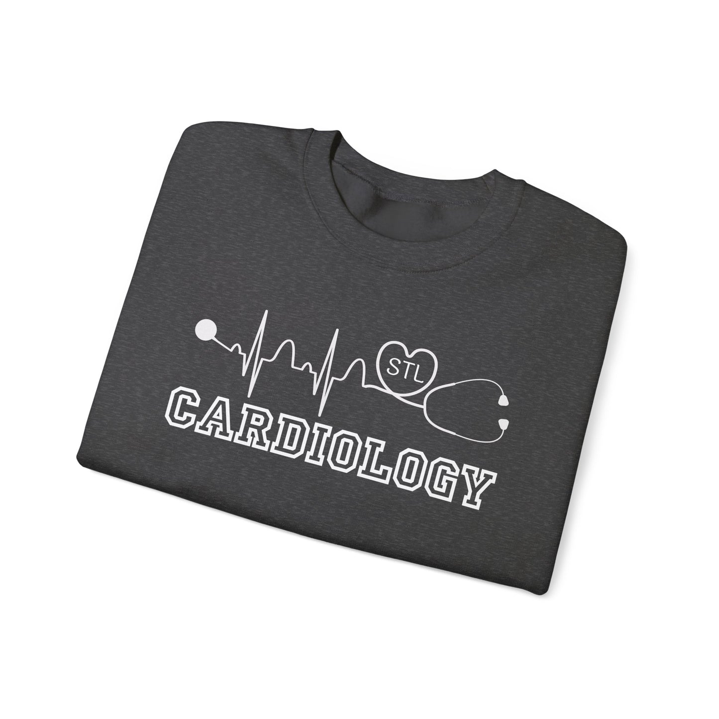 STL Cardiology EKG RN Comfy Gildan Sweatshirt, EKG STL  love, wear out or at work!