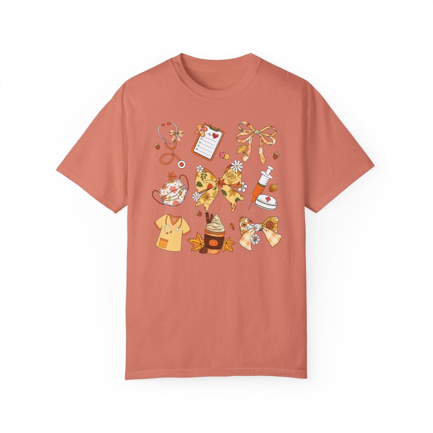 Cute Fall Nurse Shirt for all Fall Months, Nurse shirt, gift for nurse, coquette bow, everything fall, ed nurse, ICU RN